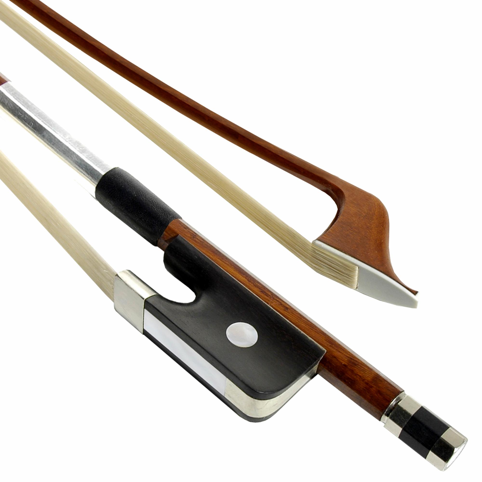 Klaus Mueller French or German Octagonal Fine Brazilwood Bass Bow