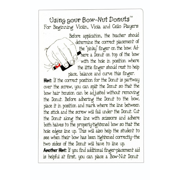 Bow nut instructions