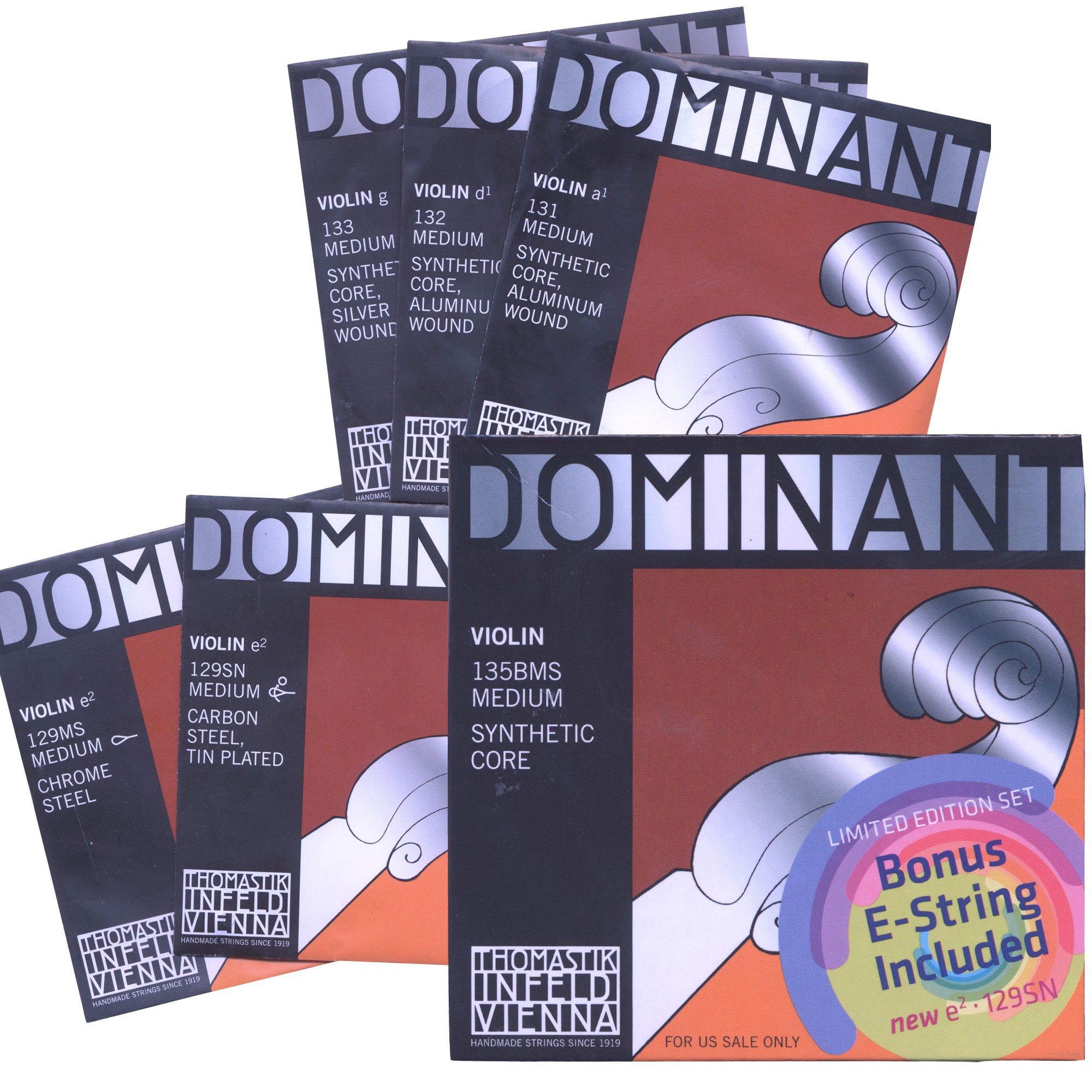 Thomastik Dominant Bonus Set Violin Strings