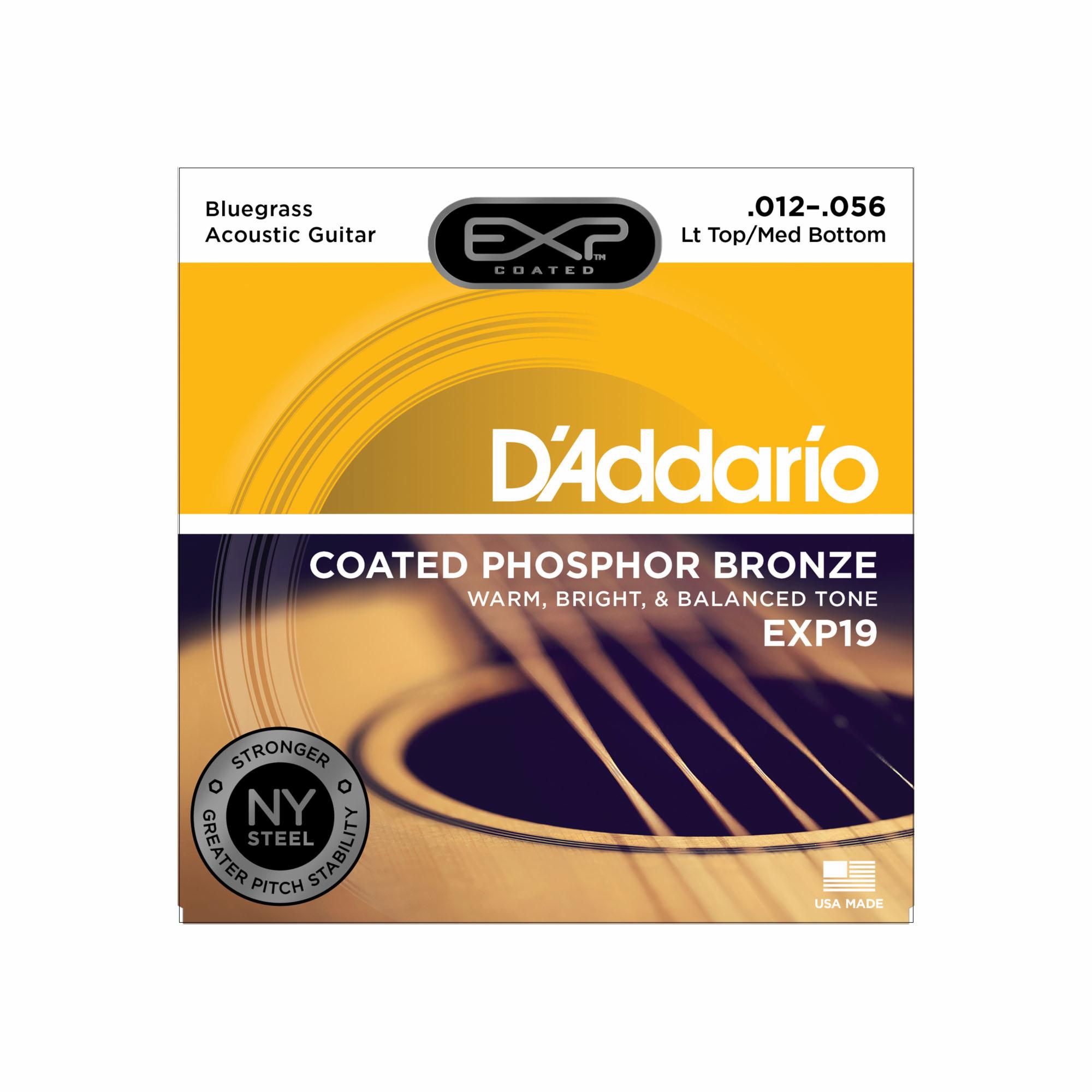 D'Addario EXP Coated Phosphor Bronze Guitar Strings