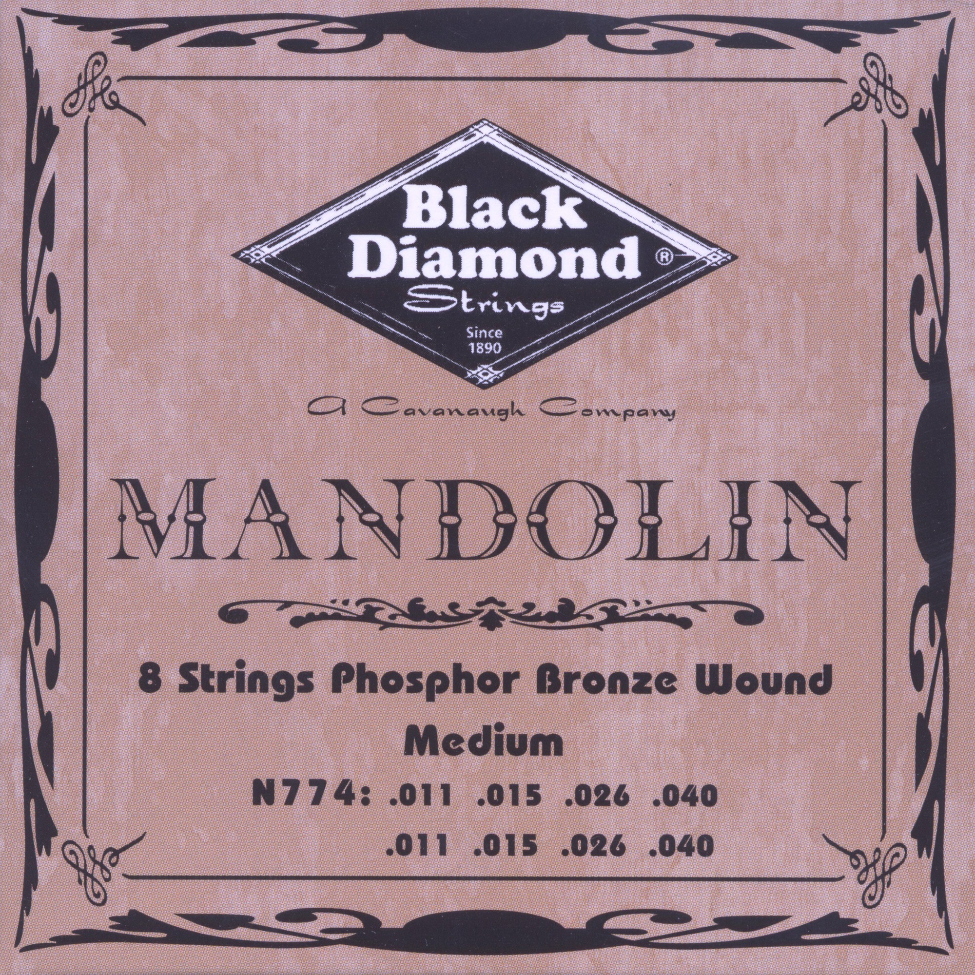 Black Diamond Phosphor Bronze Folk/Mandolin Strings