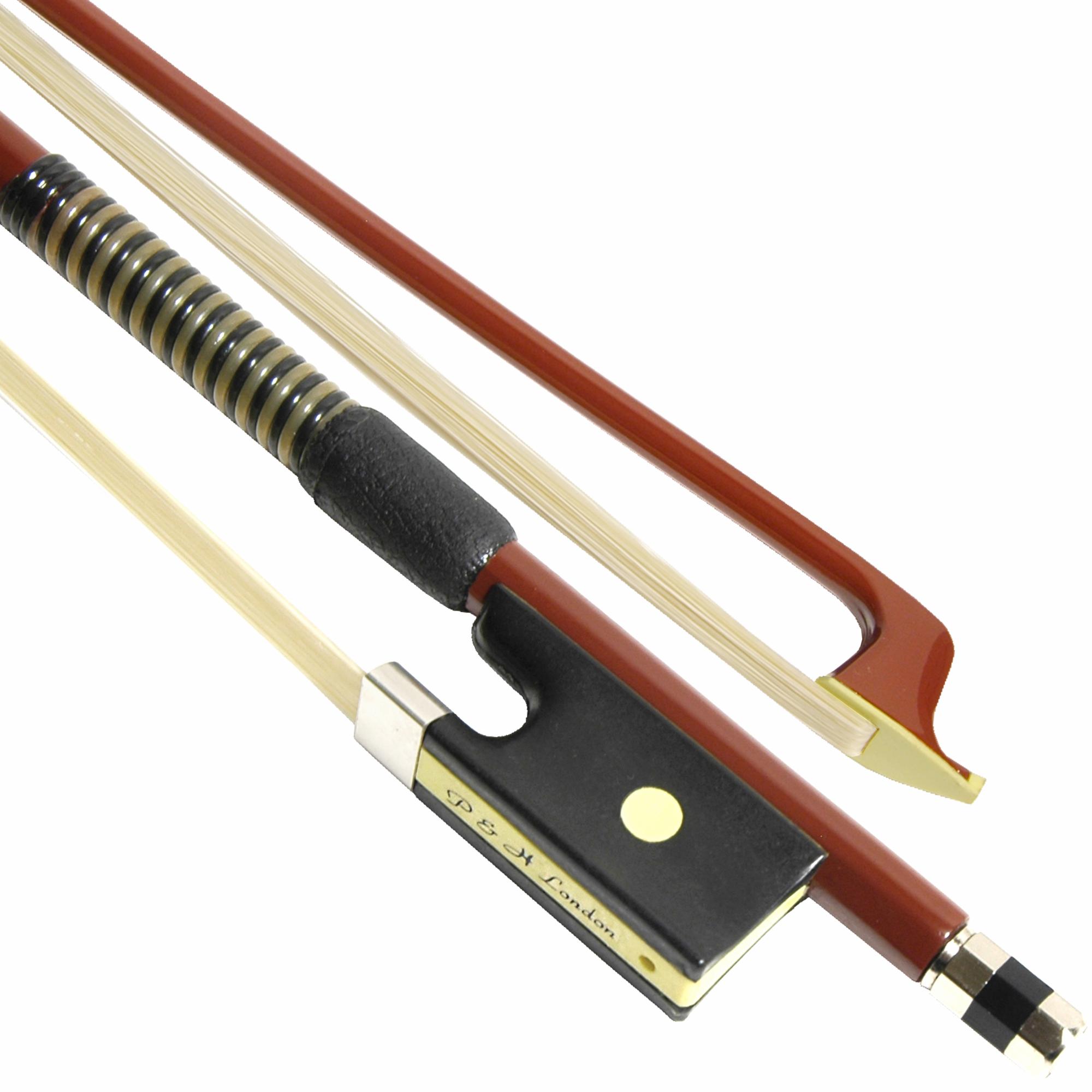 P & H Self-Rehairing Round Fiberglass Violin Bow