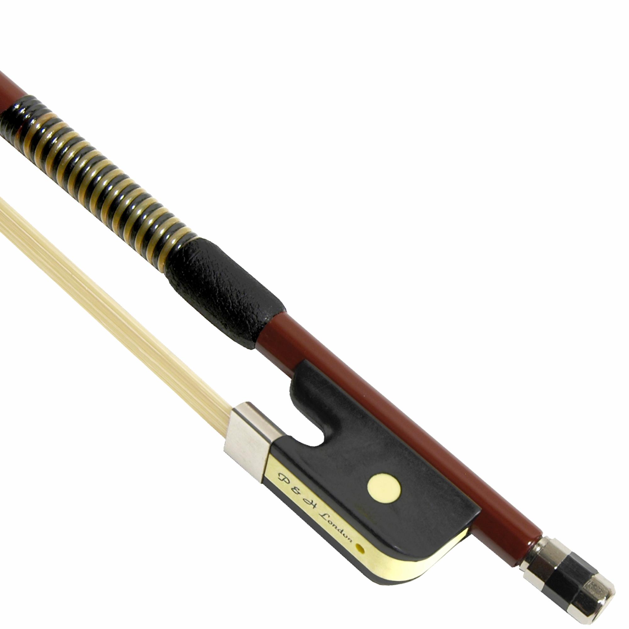 P & H Self-Rehairing Round Fiberglass Viola Bow