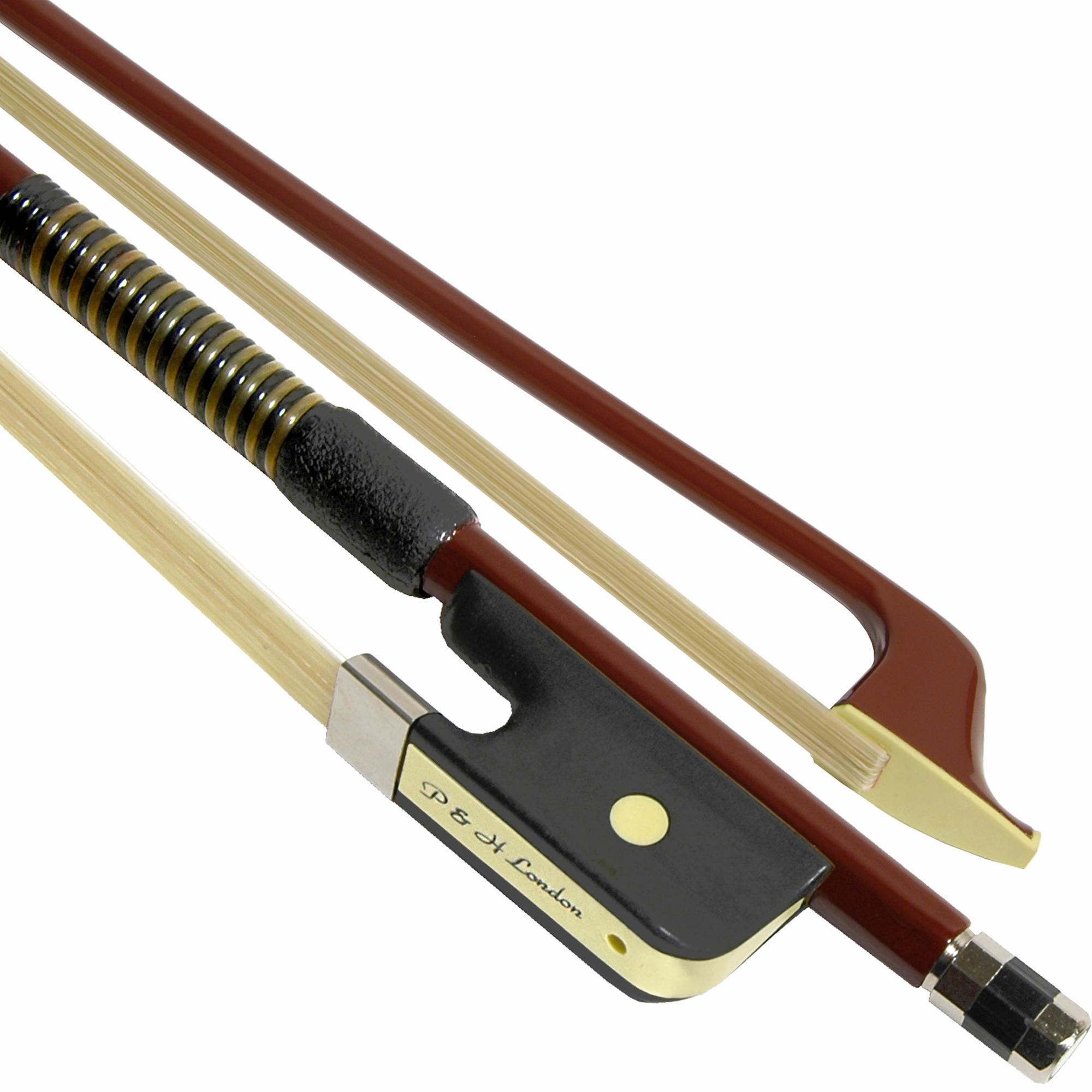 P & H Self-Rehairing Round Fiberglass Cello Bow