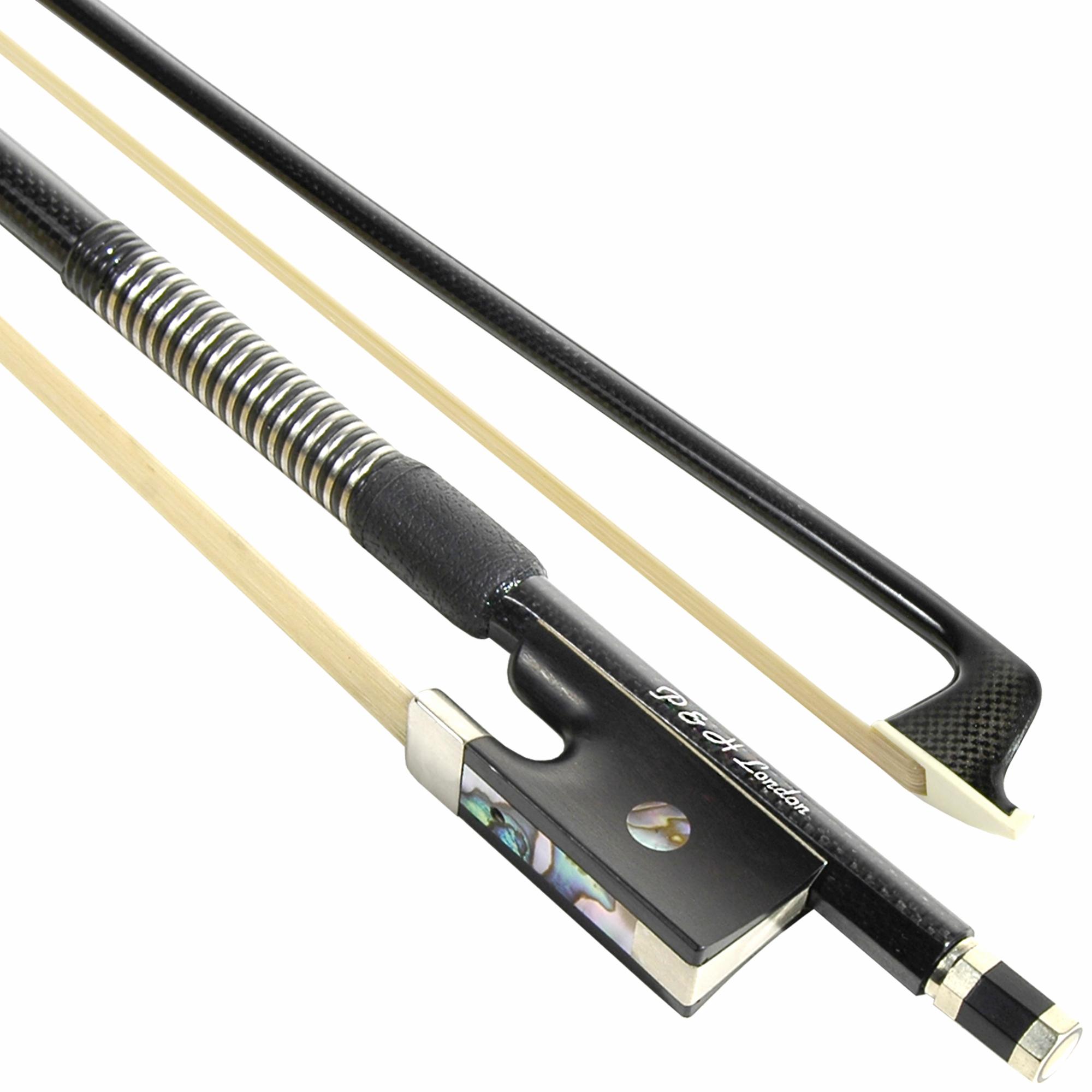 P & H Self-Rehairing Round Carbon Fiber Violin Bow