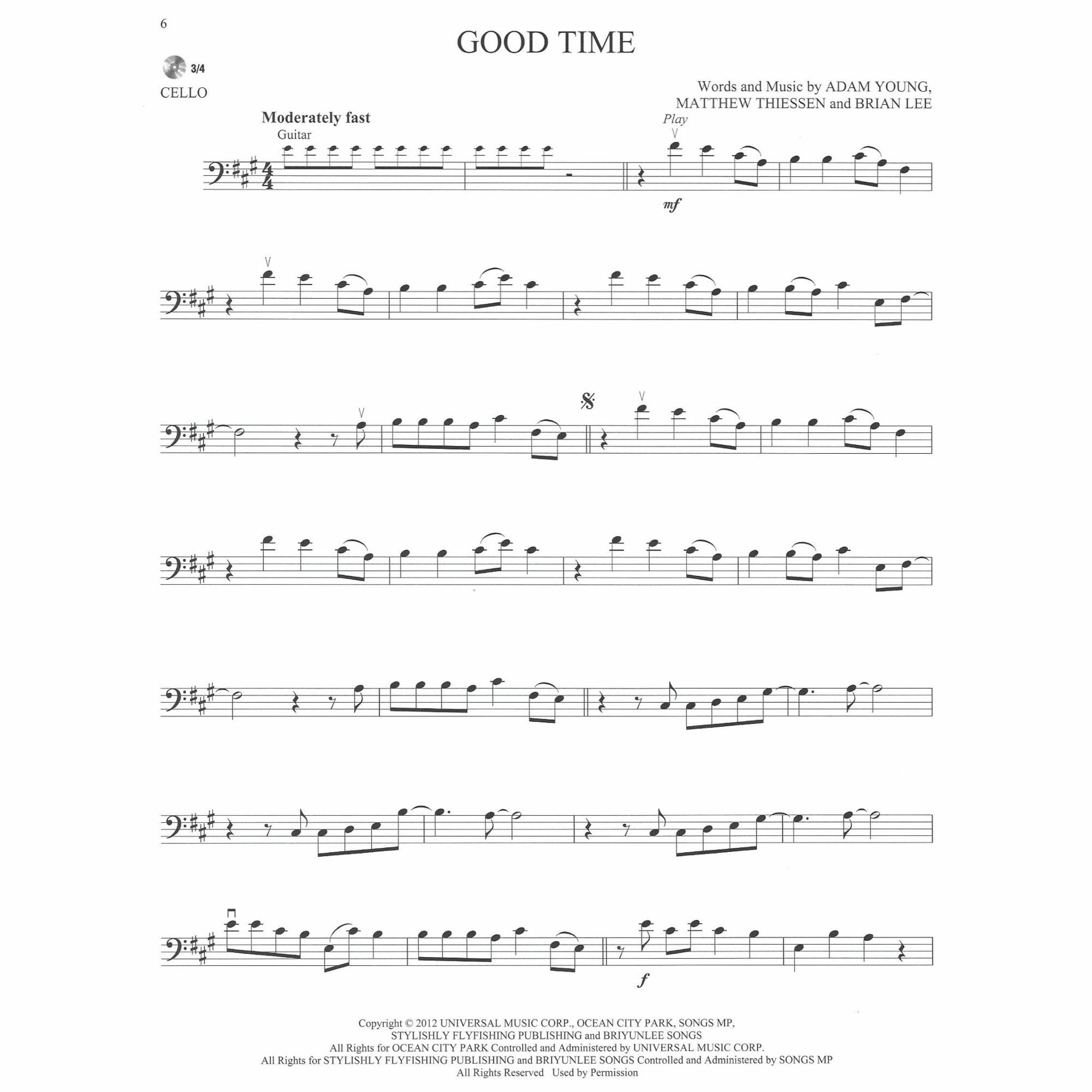 Sample: Cello (Pg. 6)