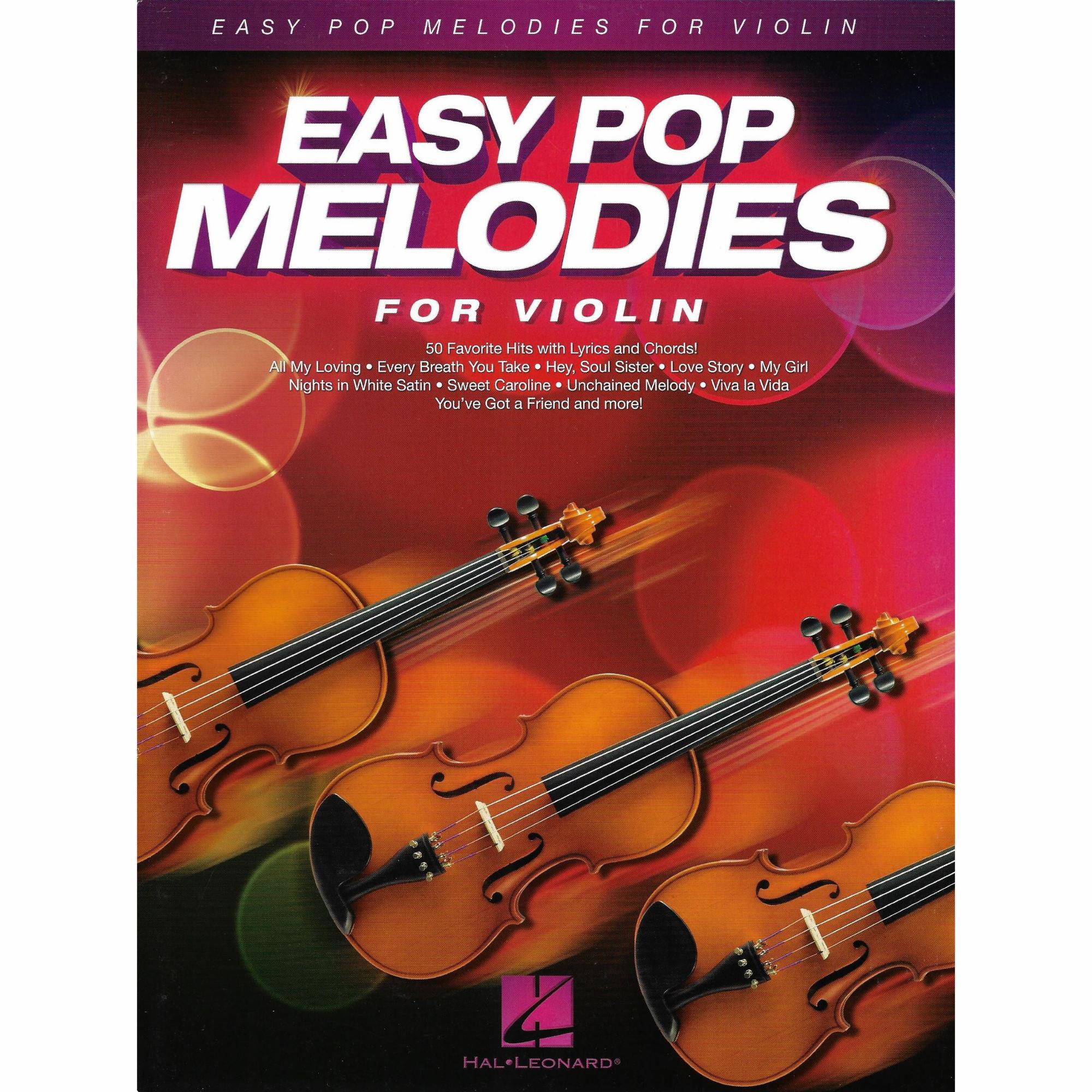 Easy Pop Melodies for Violin, Viola, or Cello