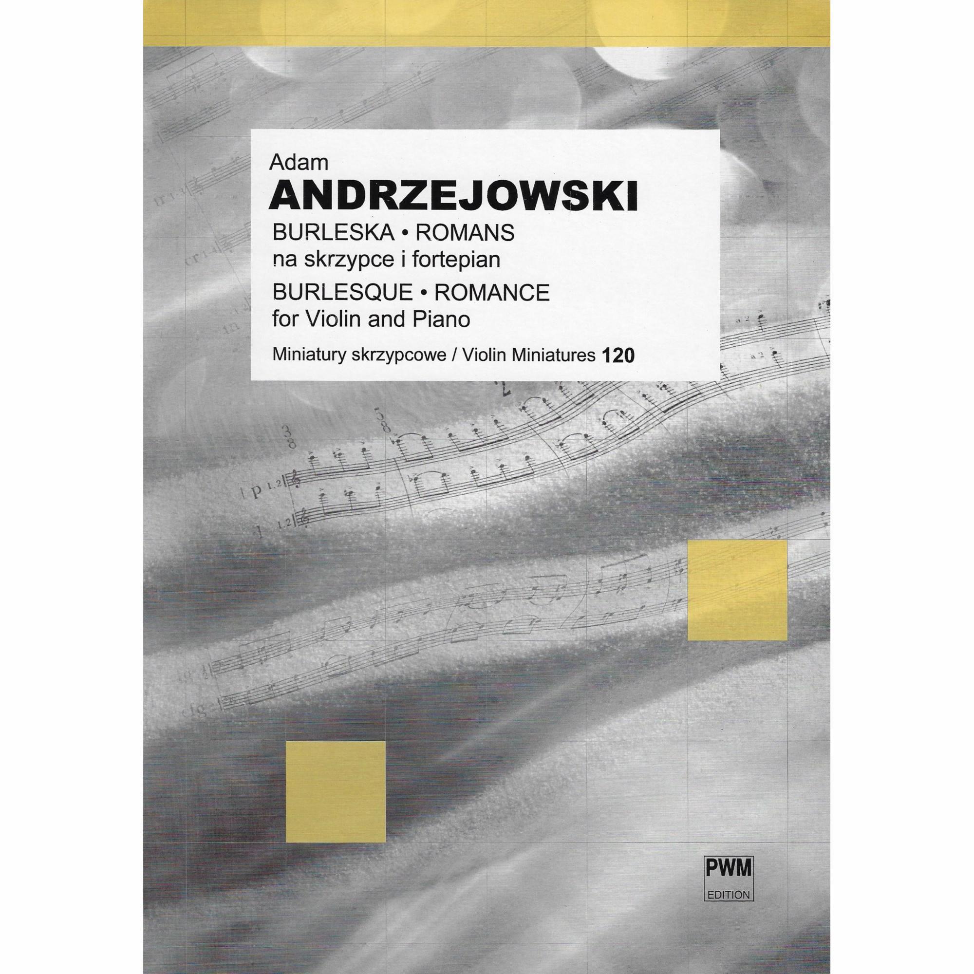 Andrzejowski -- Burlesque & Romance for Violin and Piano