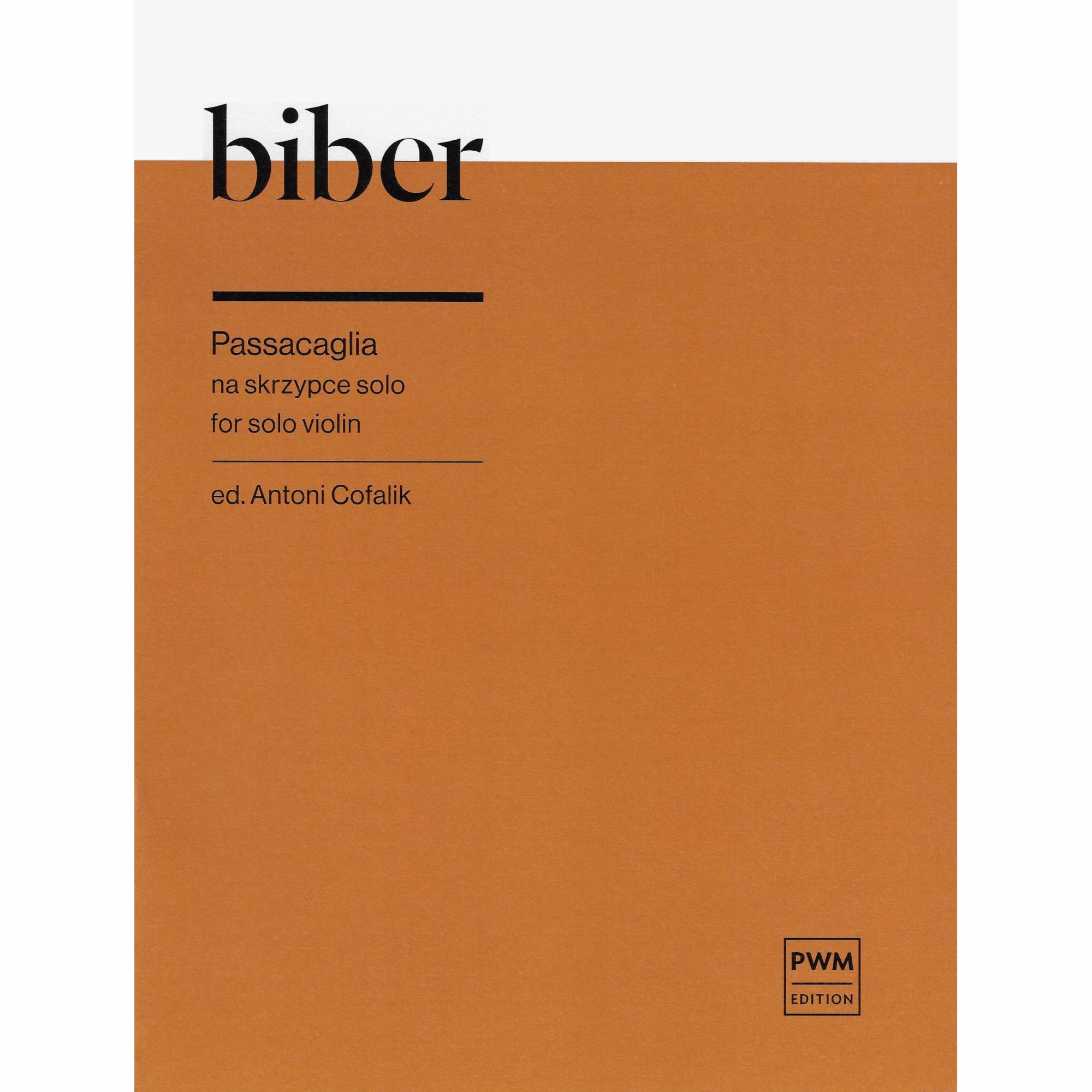 Biber -- Passacaglia for Solo Violin