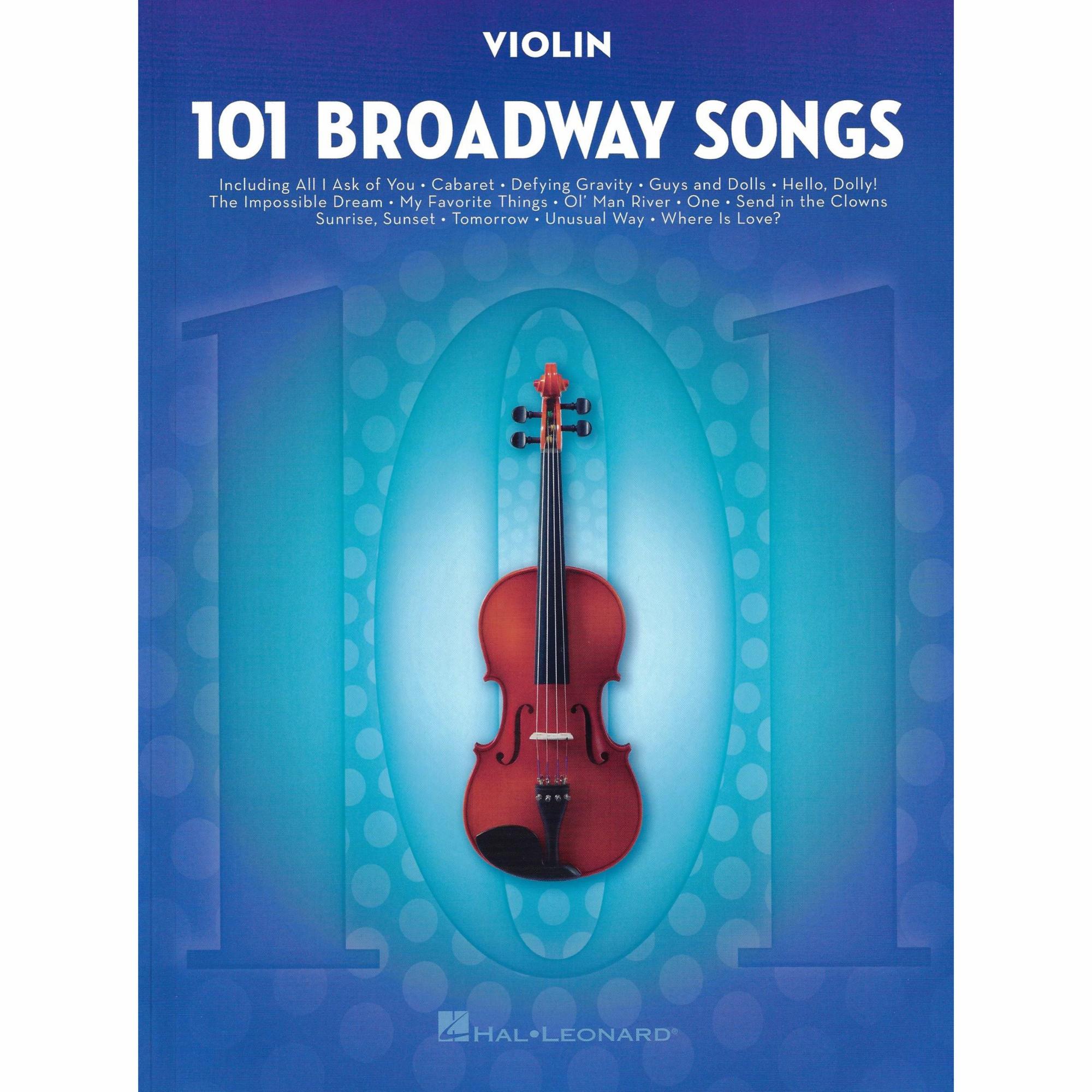101 Broadway Songs for Violin, Viola, or Cello