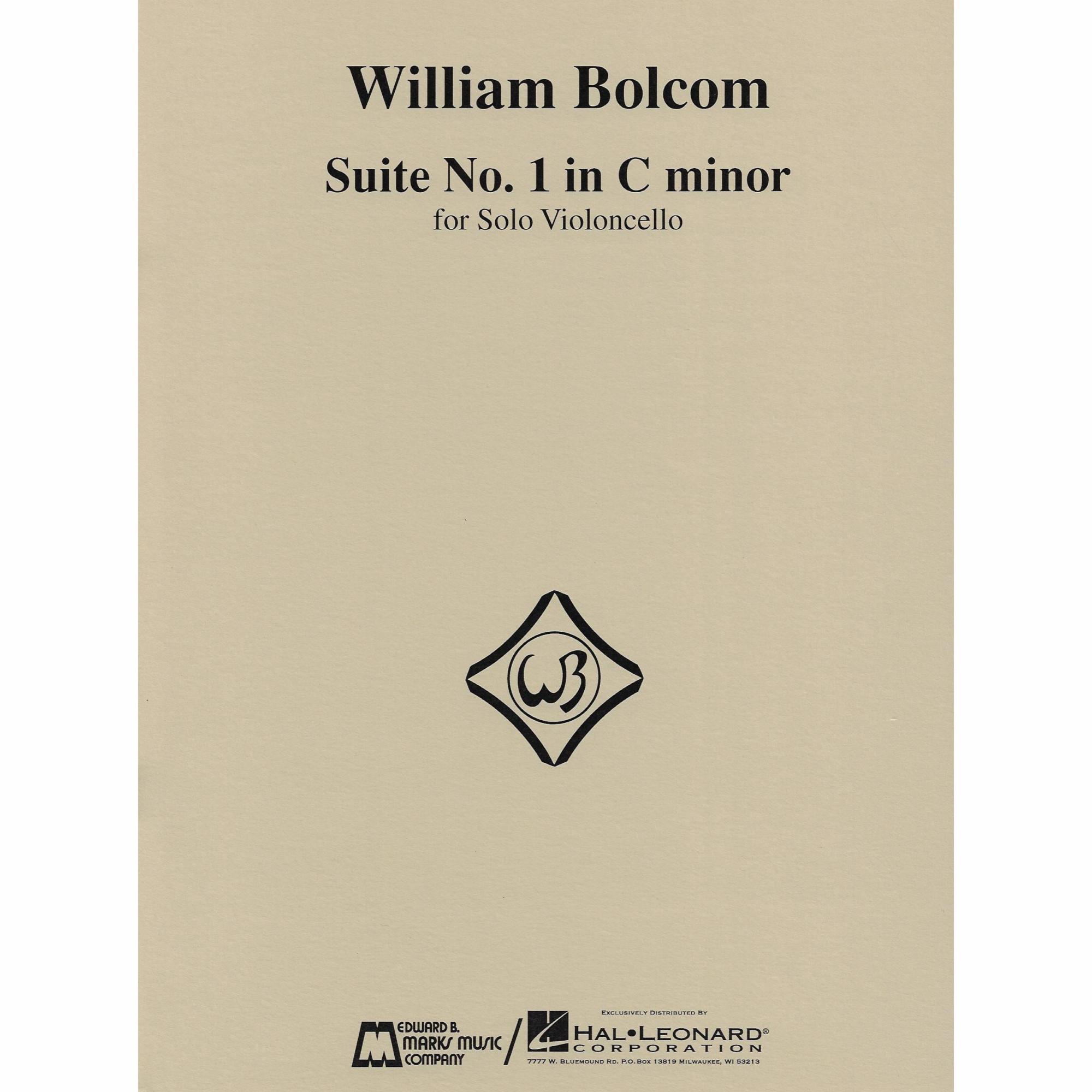 Bolcom -- Suite No. 1 in C Minor for Solo Cello