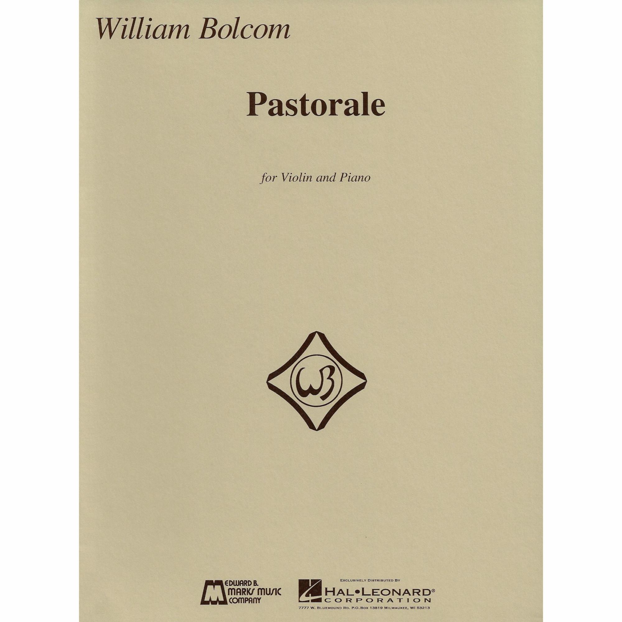 Bolcom -- Pastorale for Violin and Piano