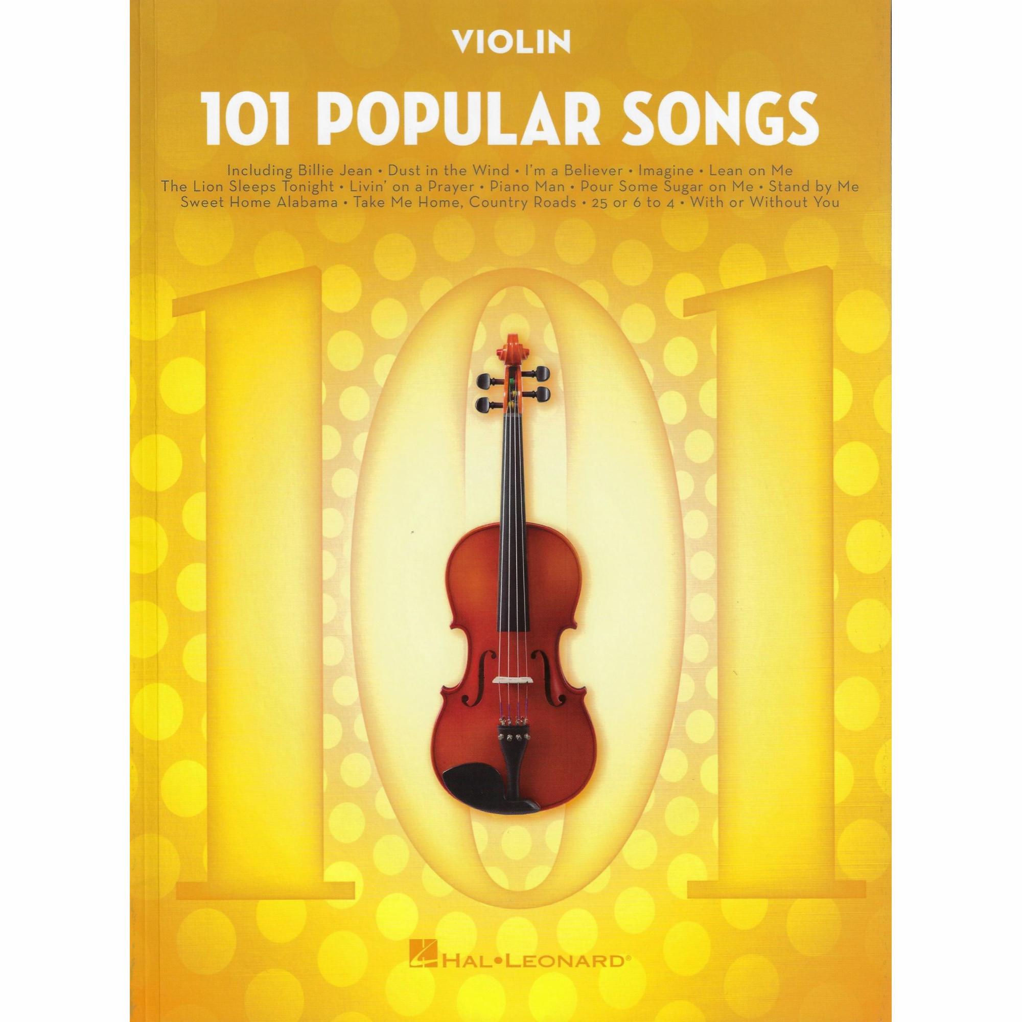 101 Popular Songs for Violin, Viola, or Cello