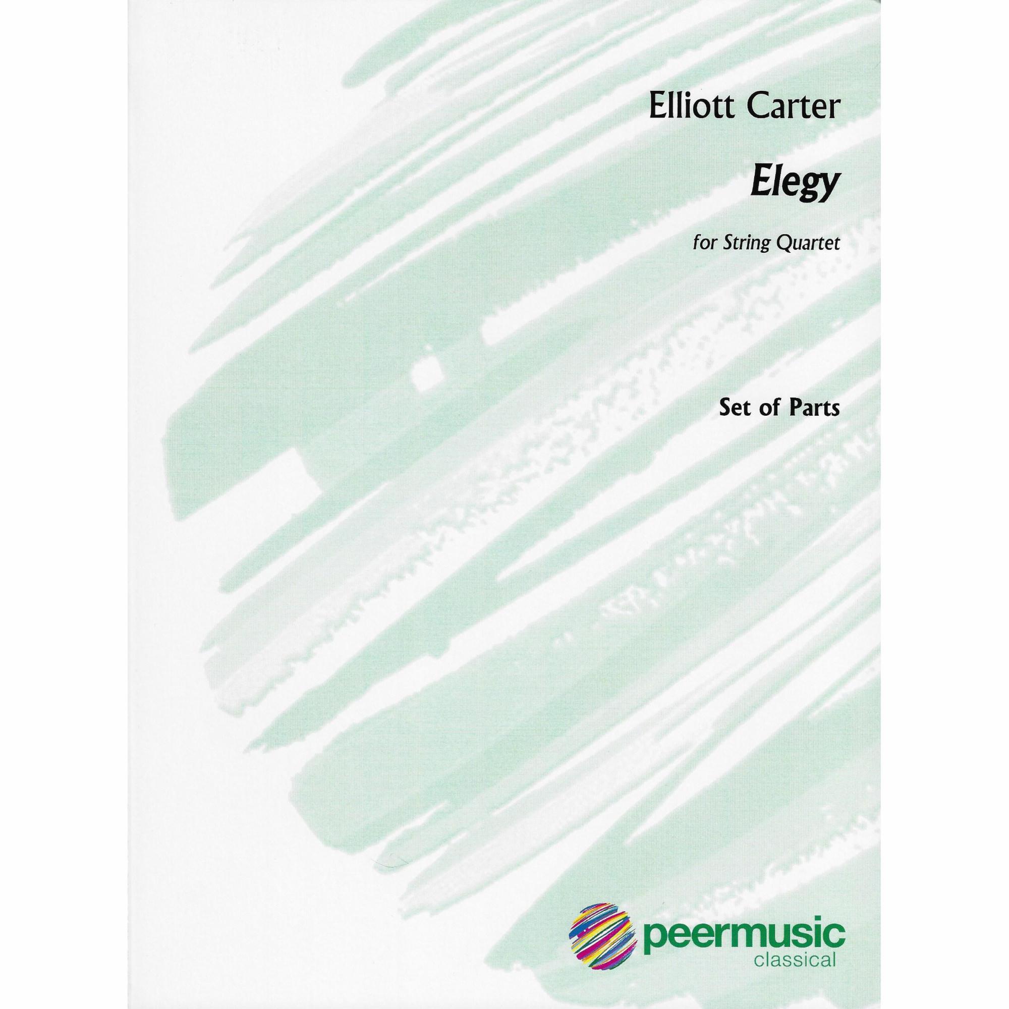 Carter -- Elegy for String Quartet