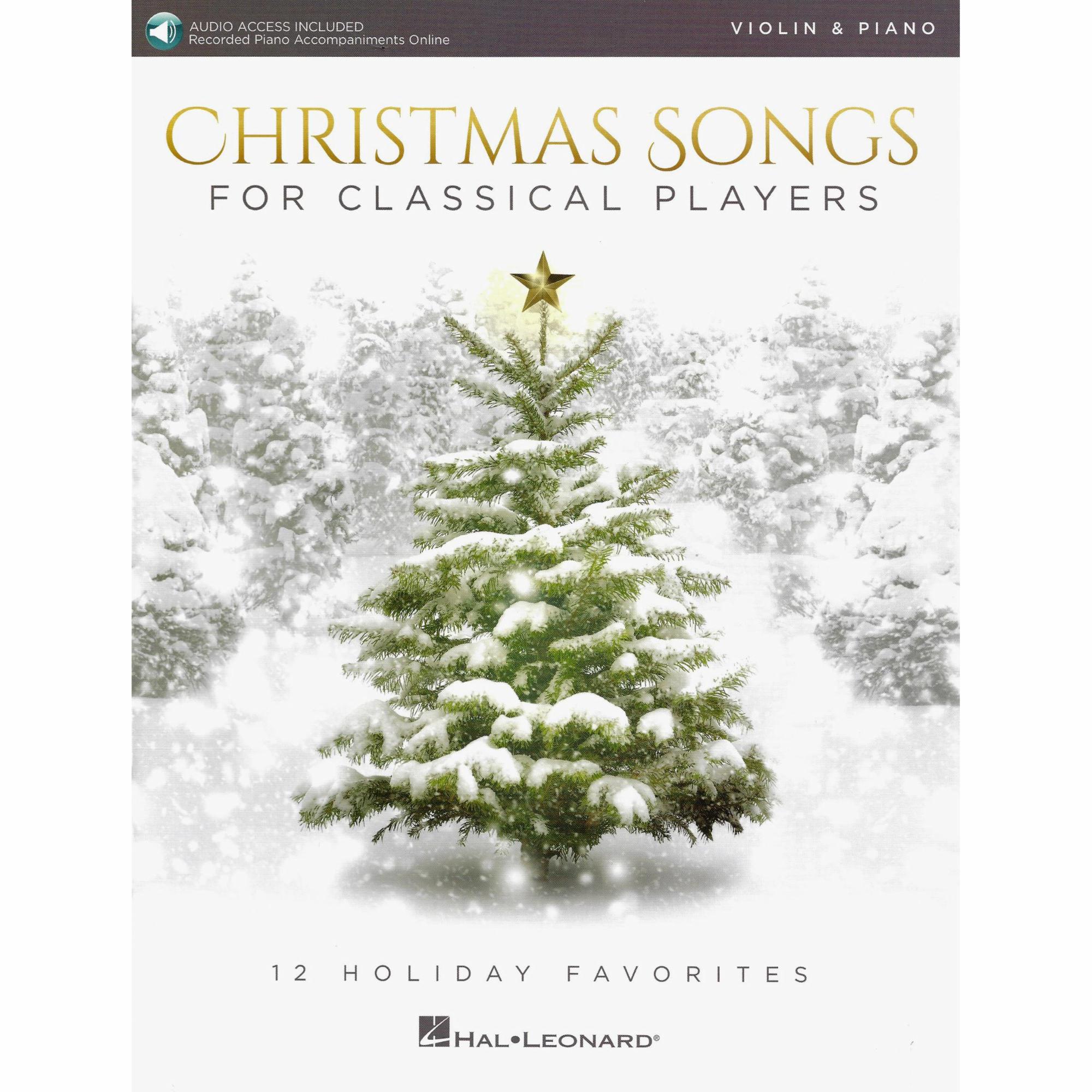 Christmas Songs for Classical Players for Violin or Cello and Piano