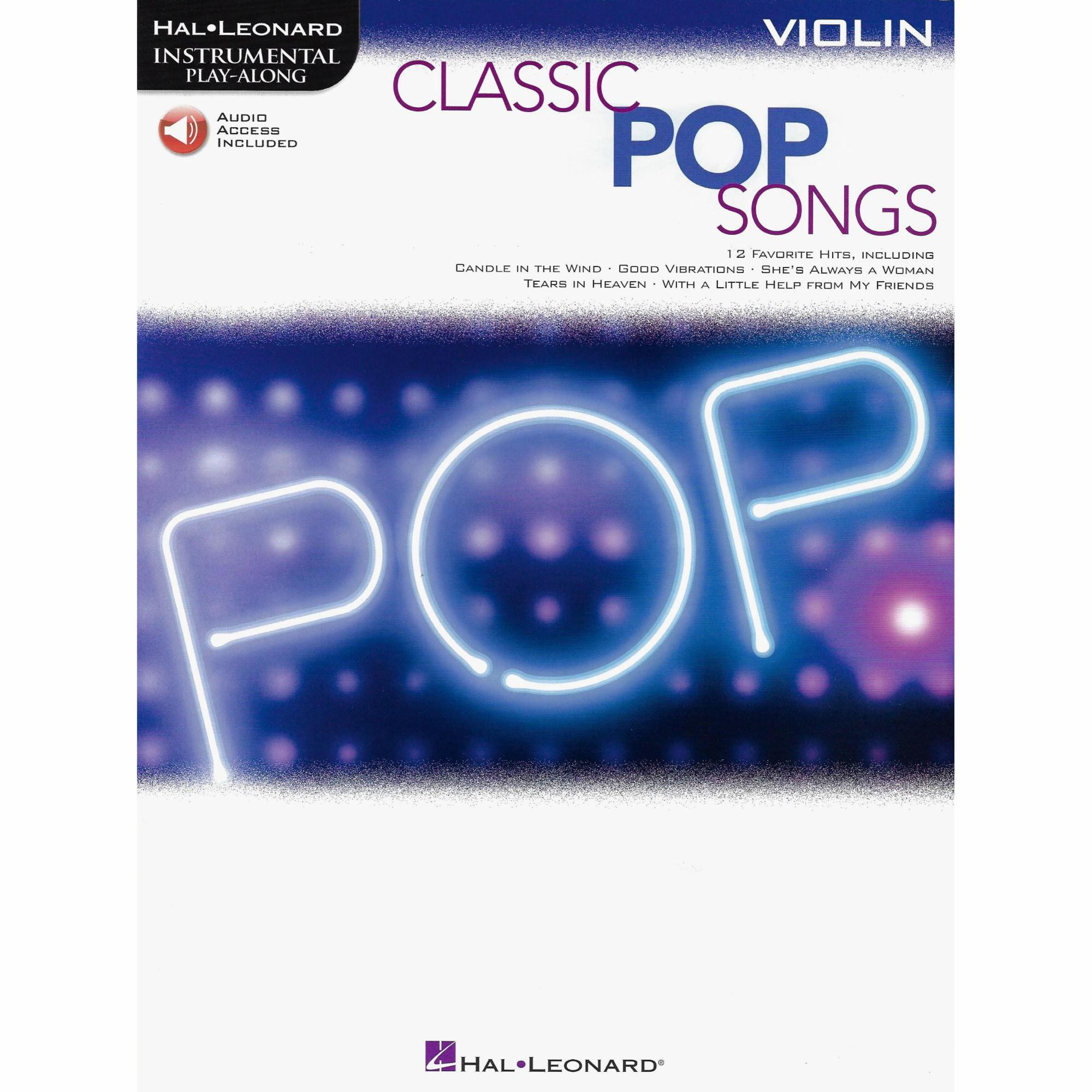 Classic Pop Songs for Violin, Viola, or Cello
