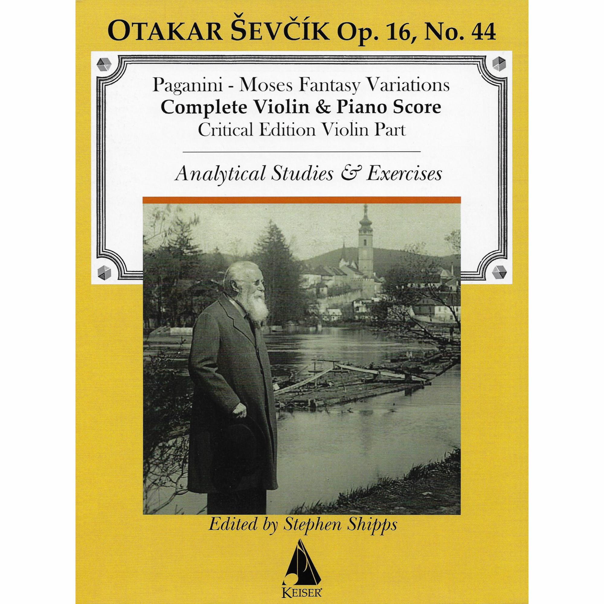 Sevcik -- Analytical Studies & Exercises, Op. 16, No. 44 (after Paganini Moses Fantasy Variations)