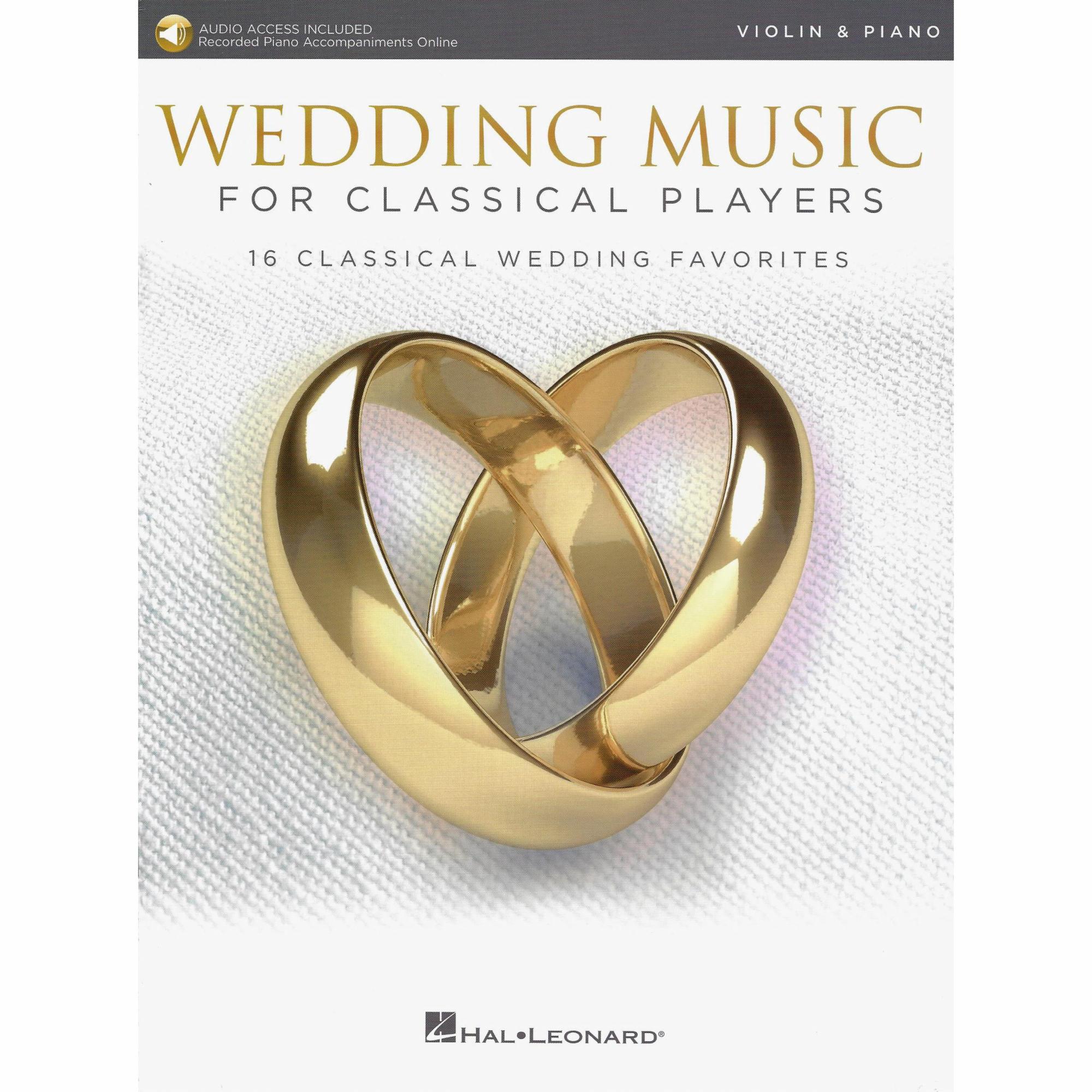 Wedding Music for Classical Players for Violin or Cello and Piano