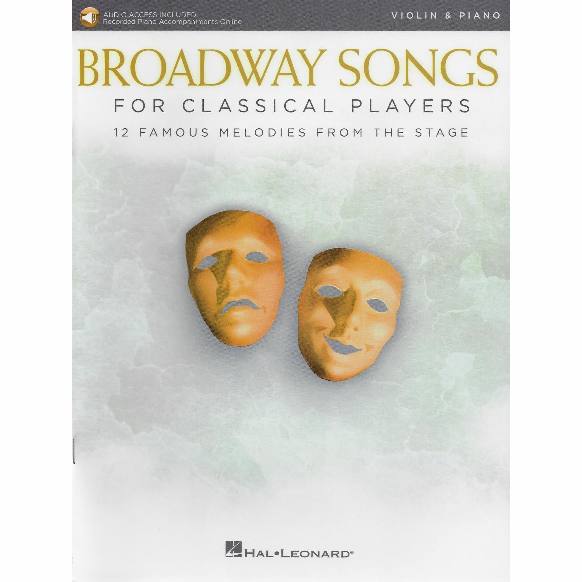Broadway Songs for Classical Players for Violin or Cello and Piano