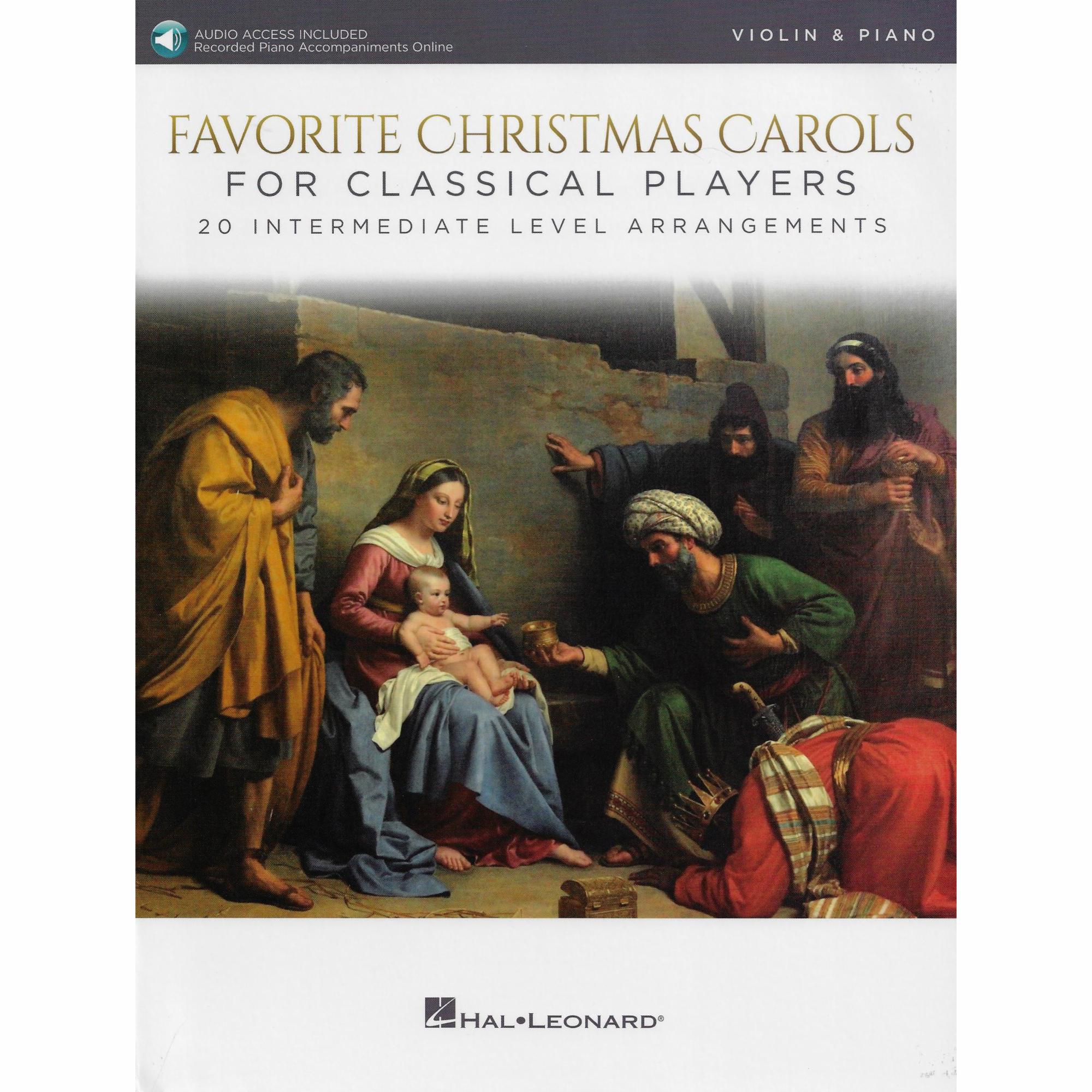 Favorite Christmas Carols for Classical Players for Violin or Cello and Piano