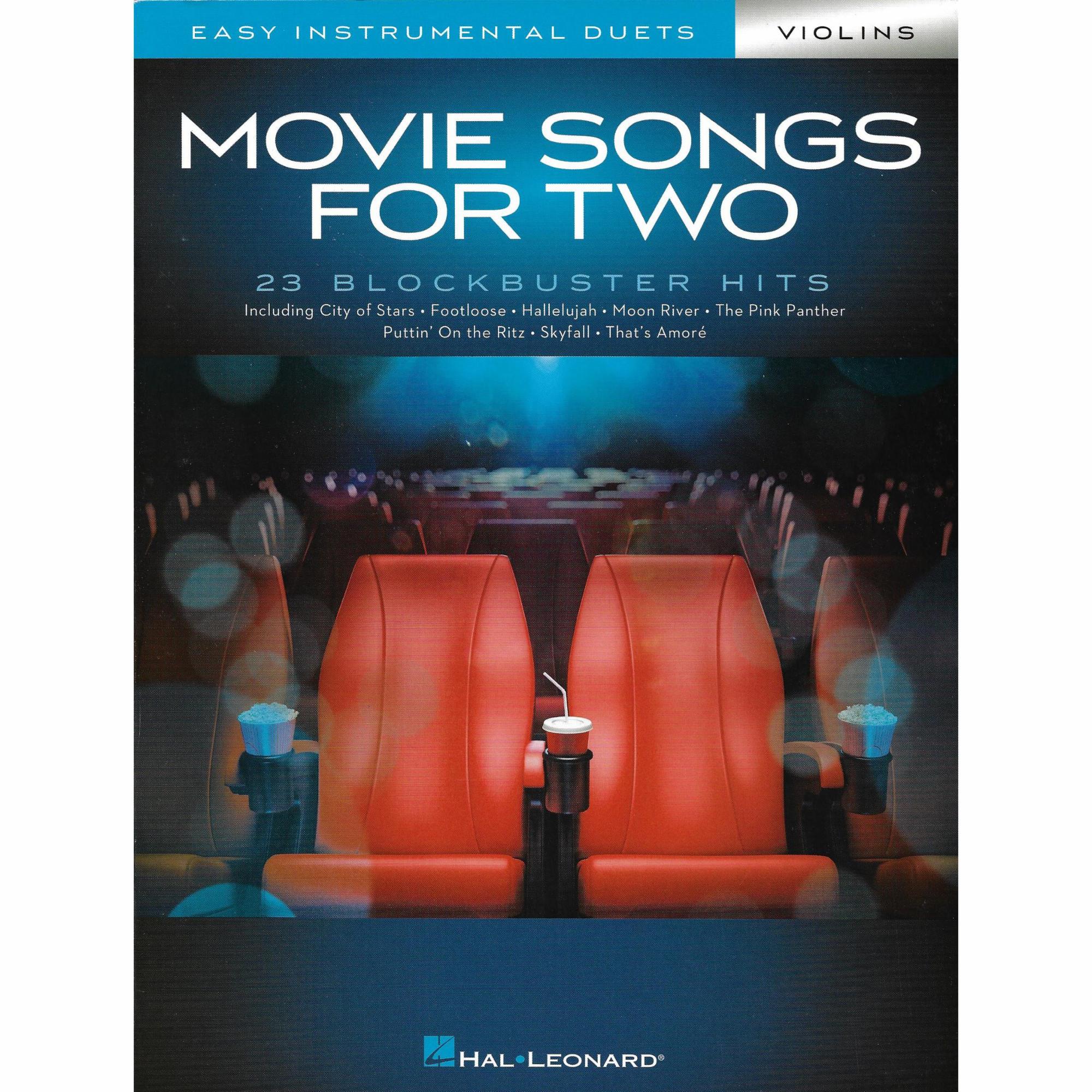 Movie Songs for Two Violin or Two Cellos