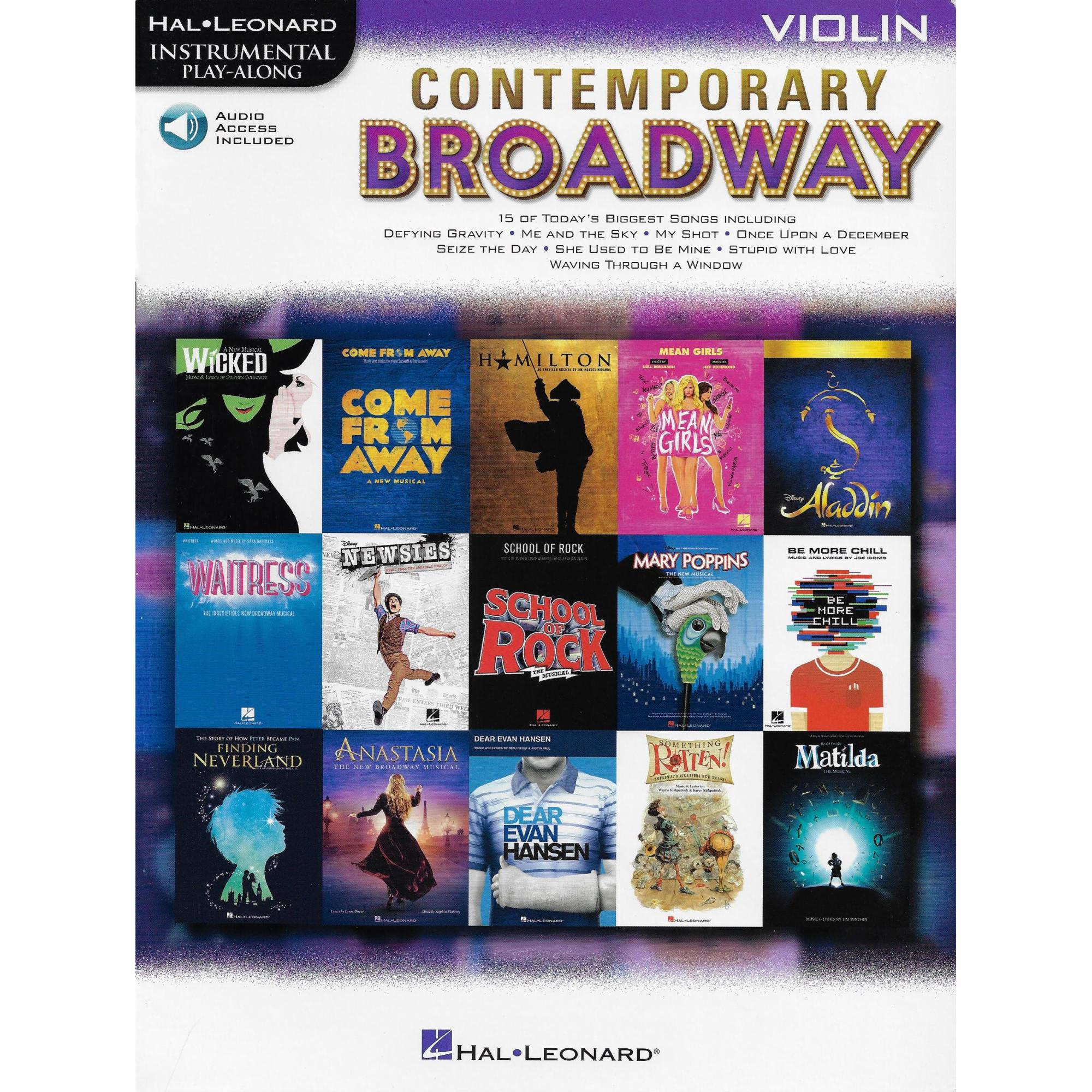 Contemporary Broadway for Violin, Viola, or Cello