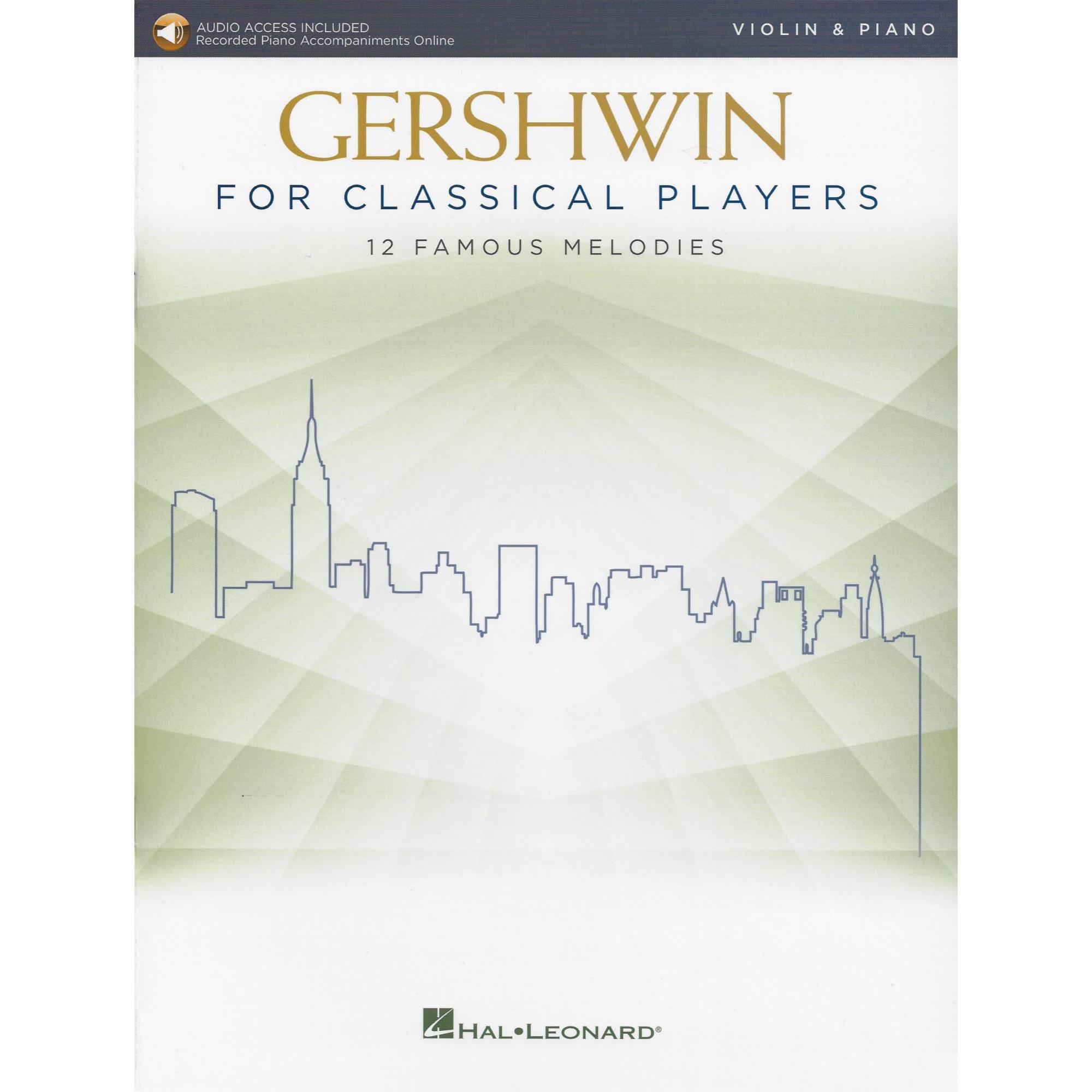 Gershwin for Classical Players for Violin or Cello and Piano