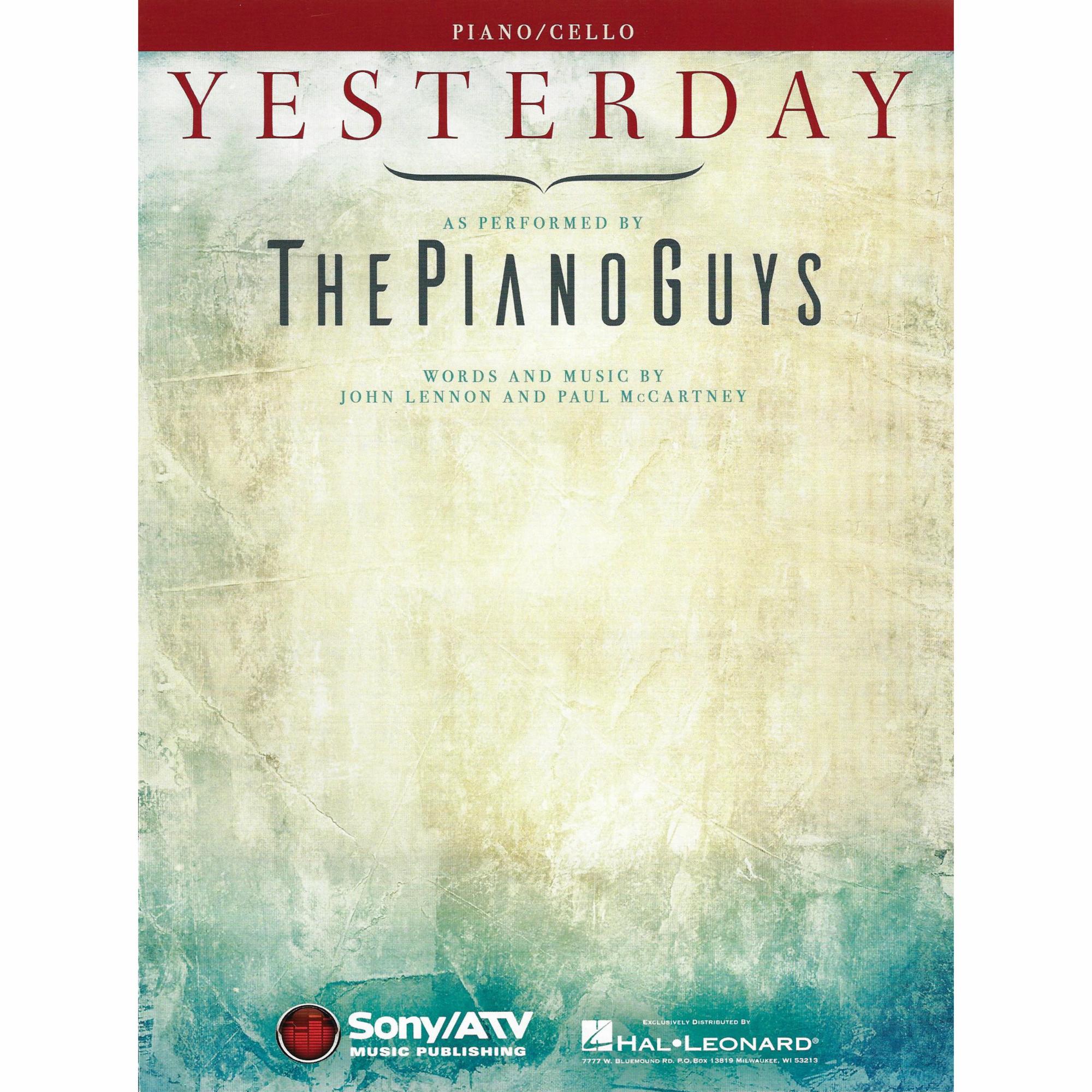 The Piano Guys: Yesterday for Cello and Piano