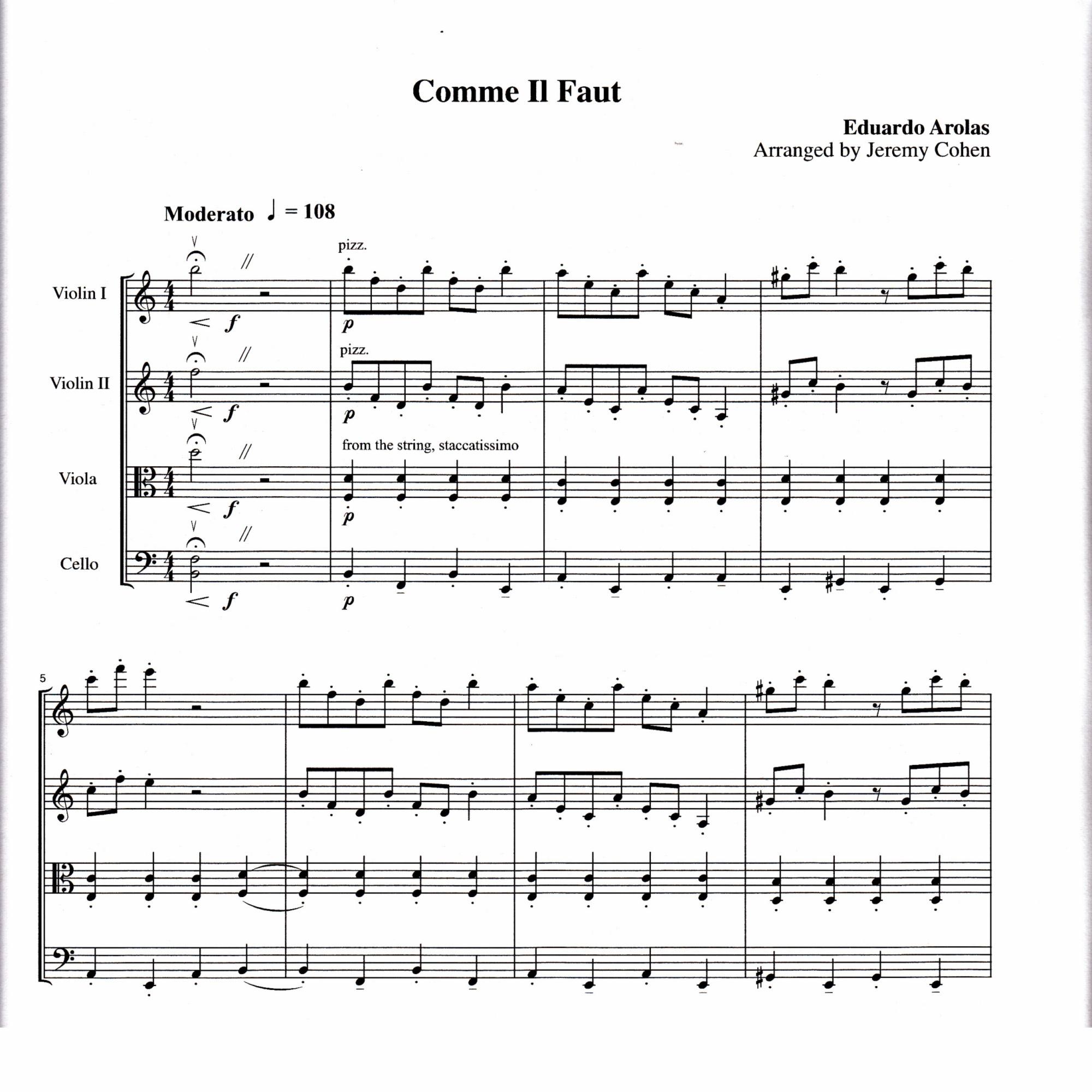 Music Sample-Score