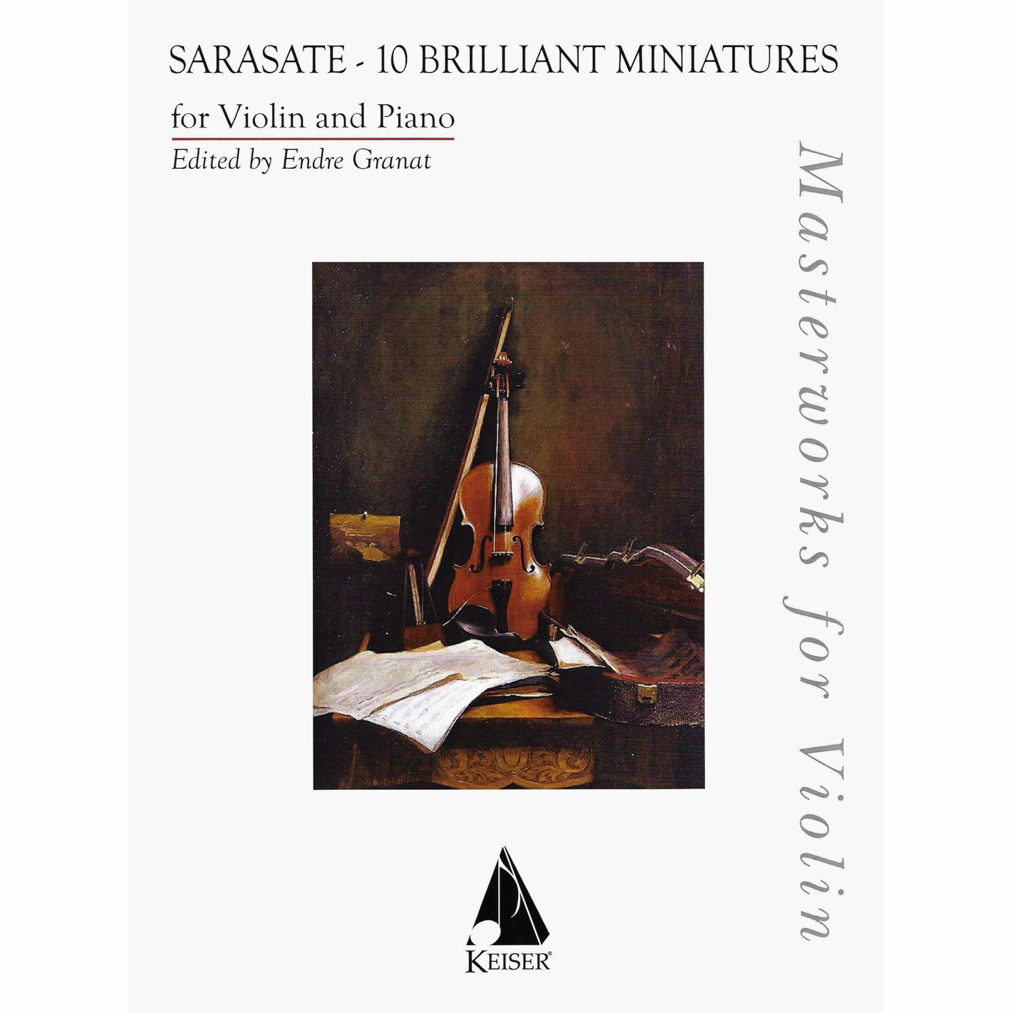 Sarasate --- 10 Brilliant Miniatures for Violin and Piano