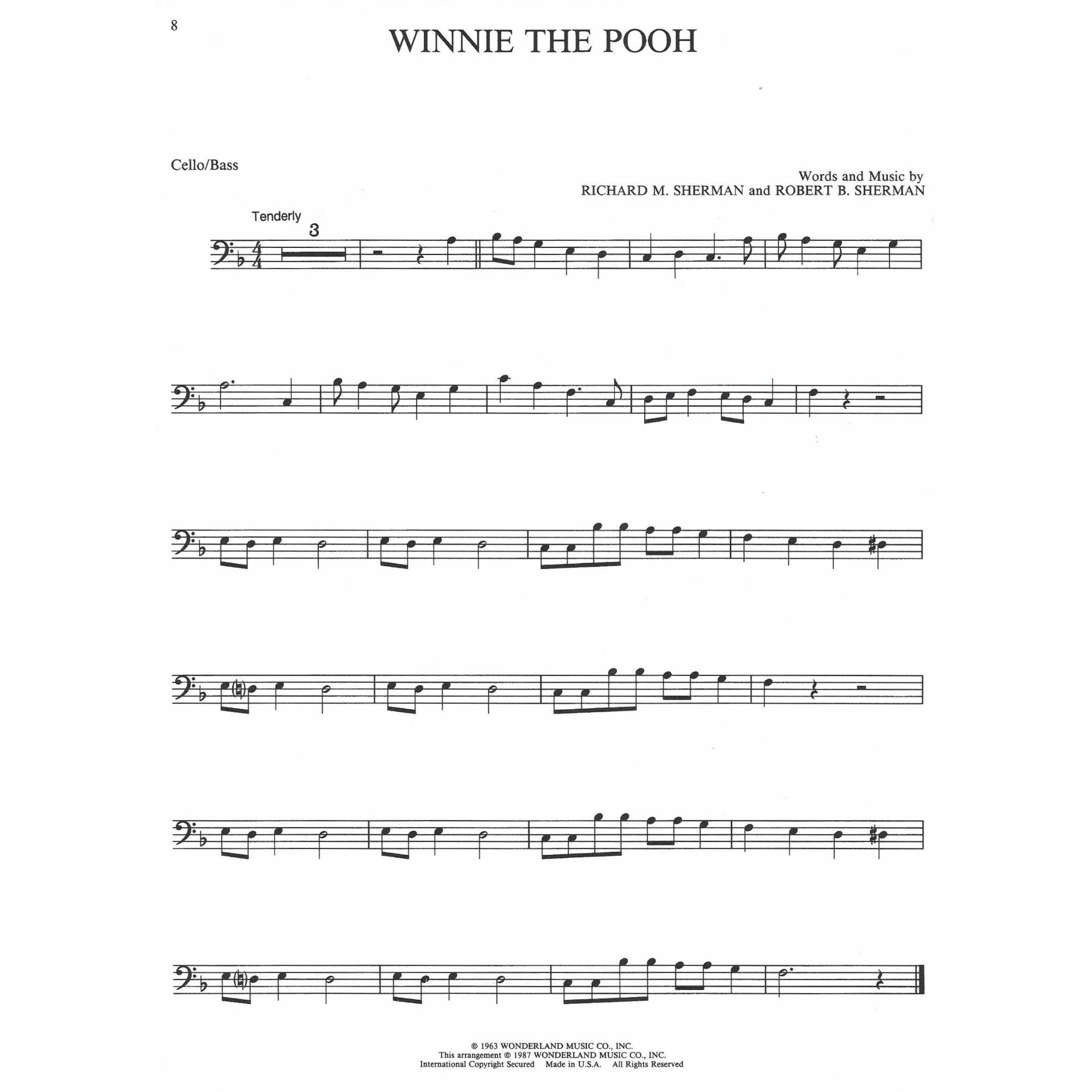 Sample: Cello (Pg. 8)