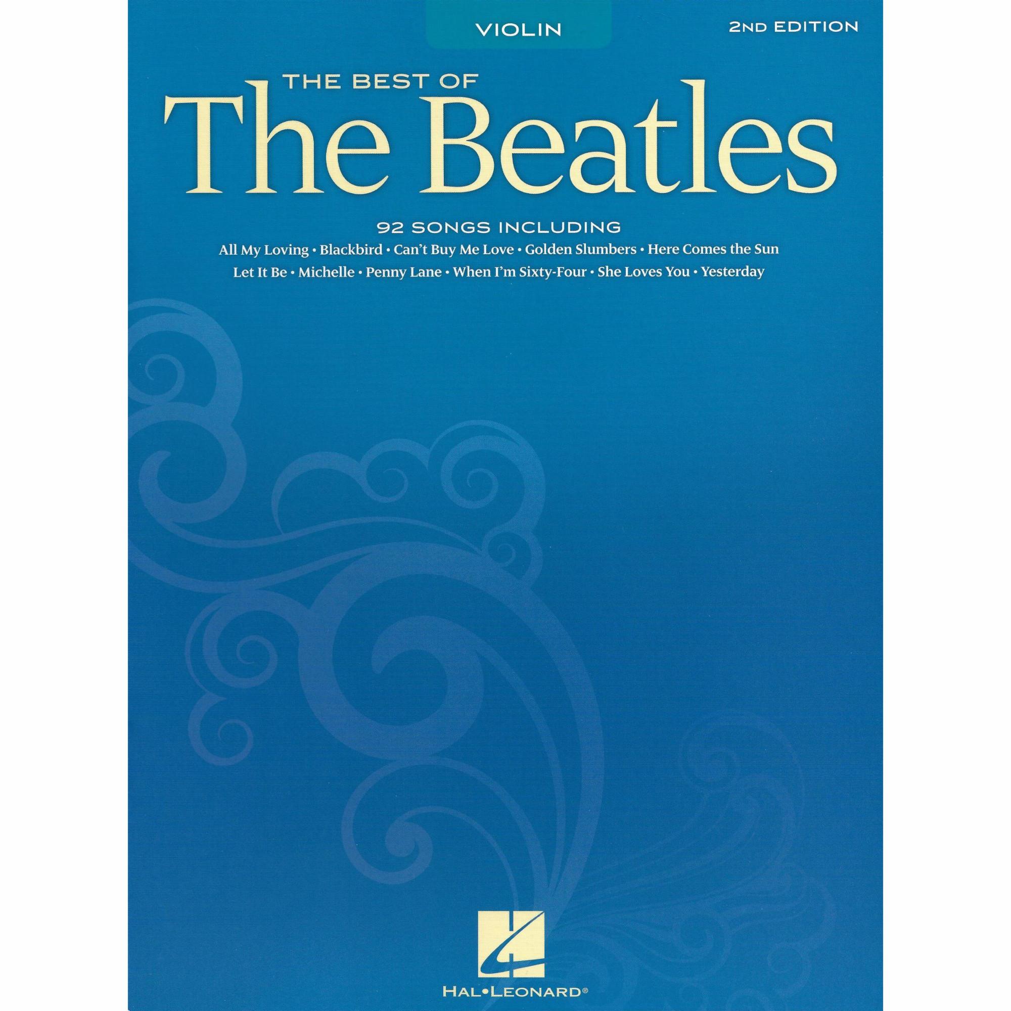 The Best of the Beatles for Violin, Viola, or Cello
