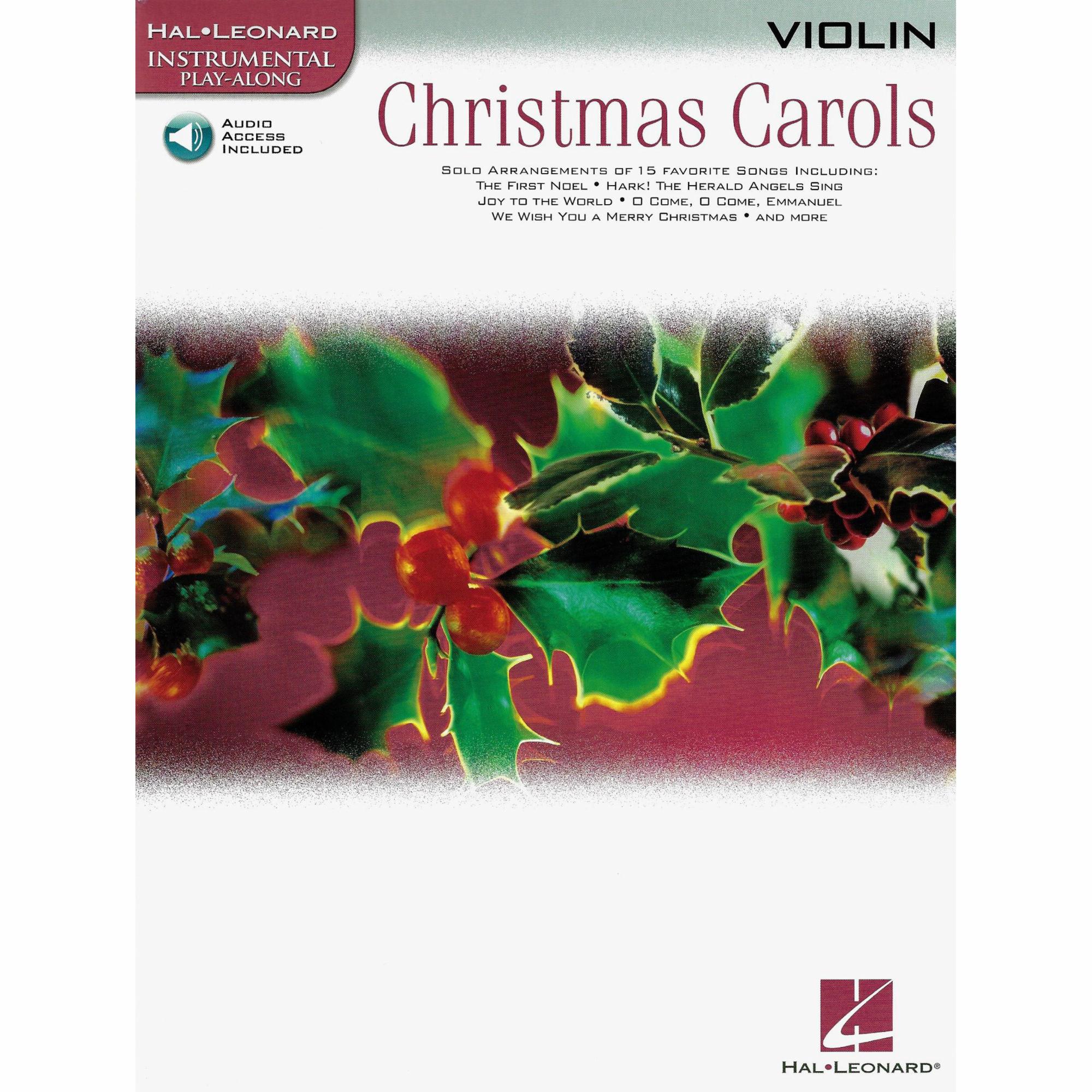 Christmas Carols for Violin, Viola, or Cello