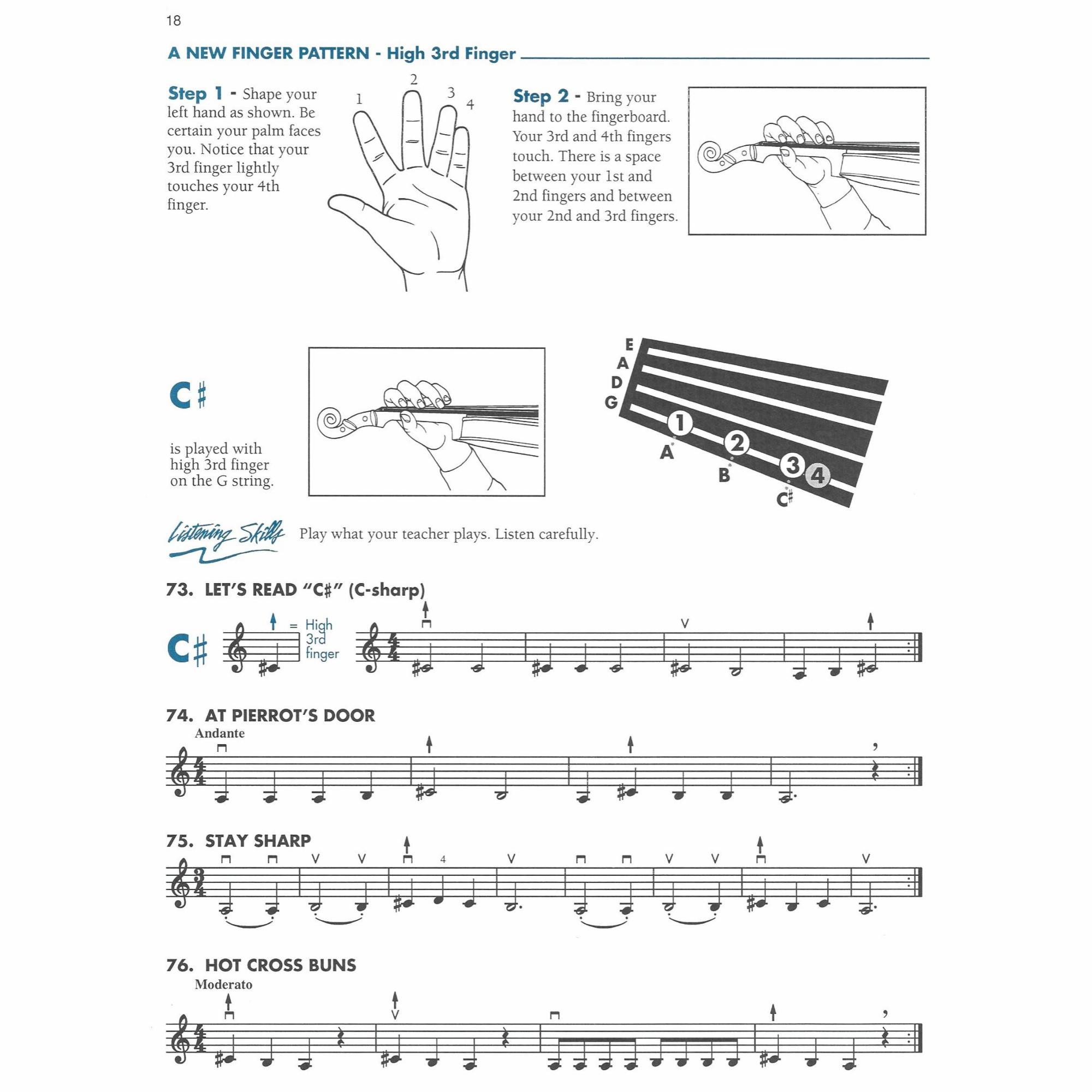 Sample: Violin, Pg. 18