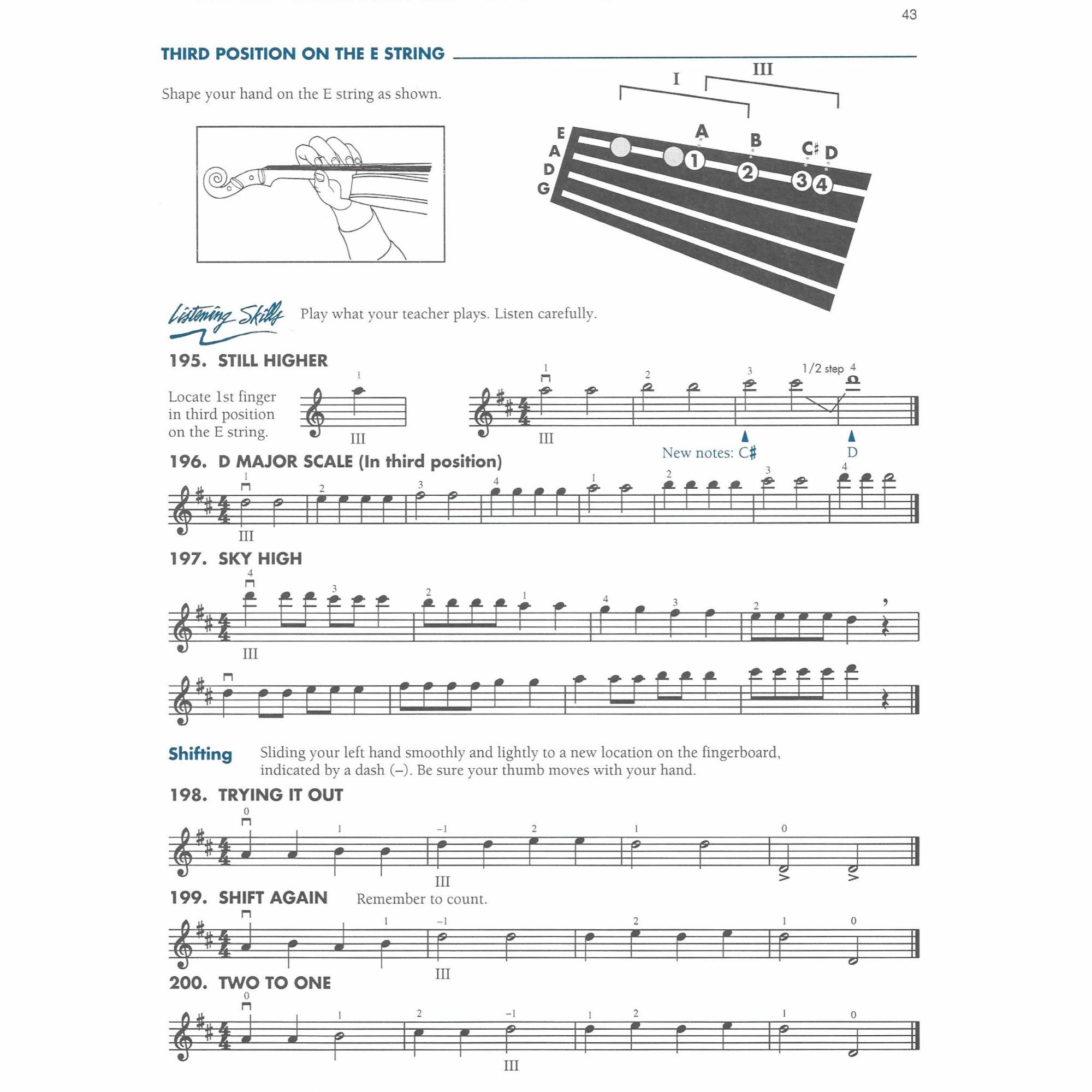 Sample: Violin, Pg. 43