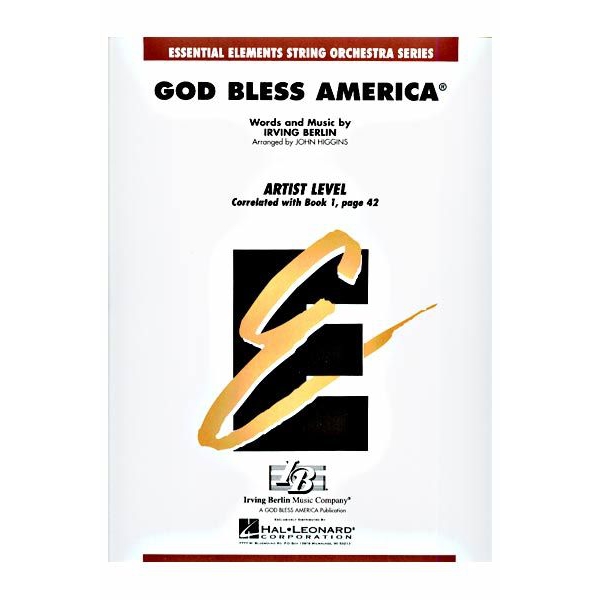 God Bless America for String Orchestra (Grade 1.5)