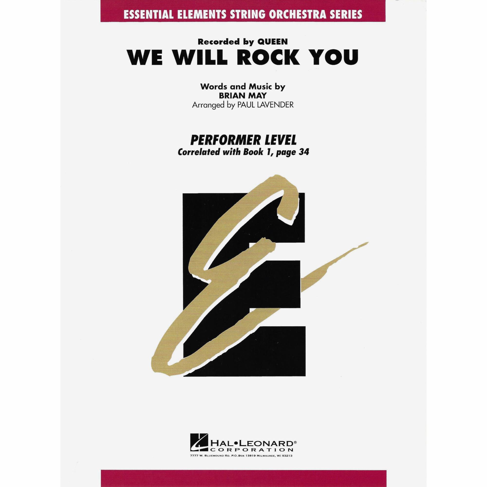 We Will Rock You for String Orchestra