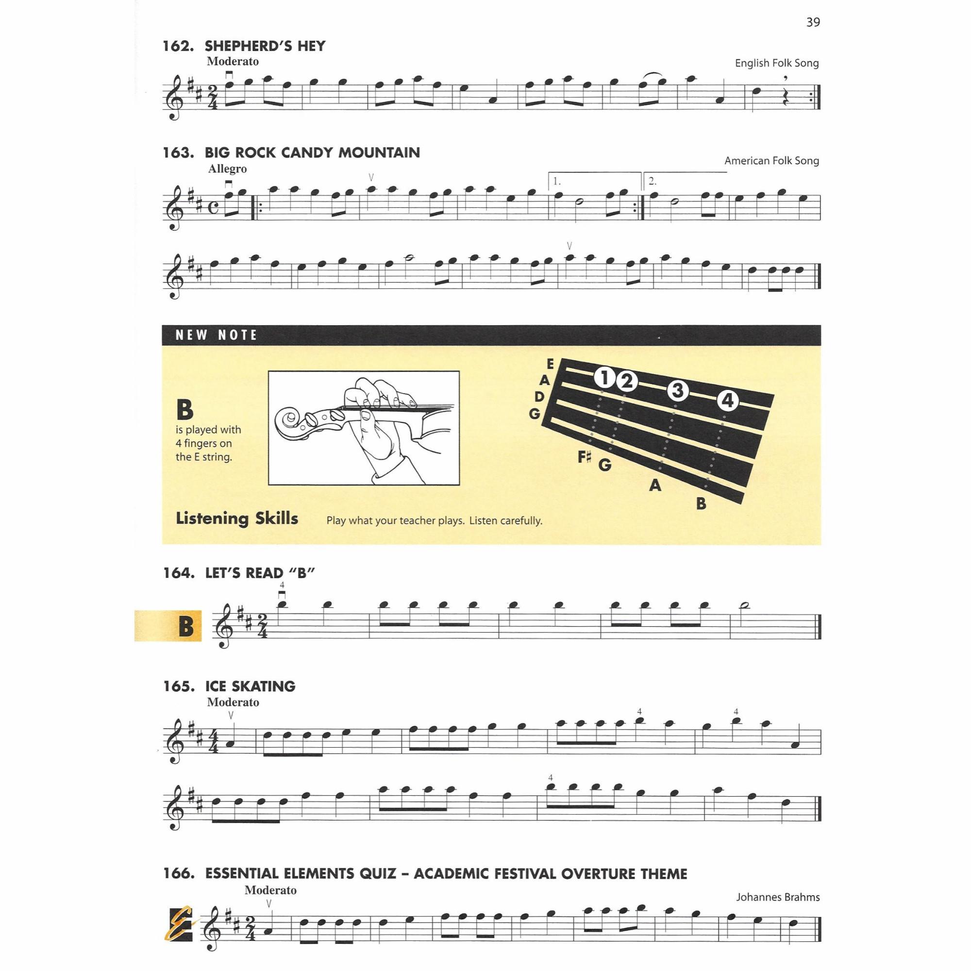 Sample: Violin, Pg. 39