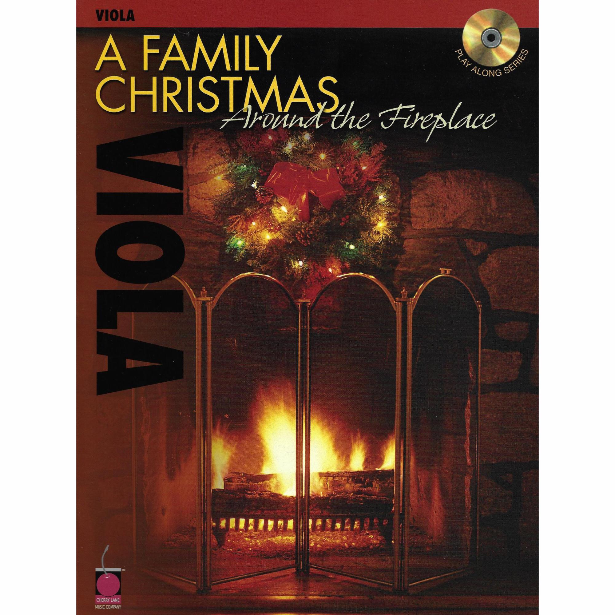 A Family Christmas Around the Fireplace for Viola