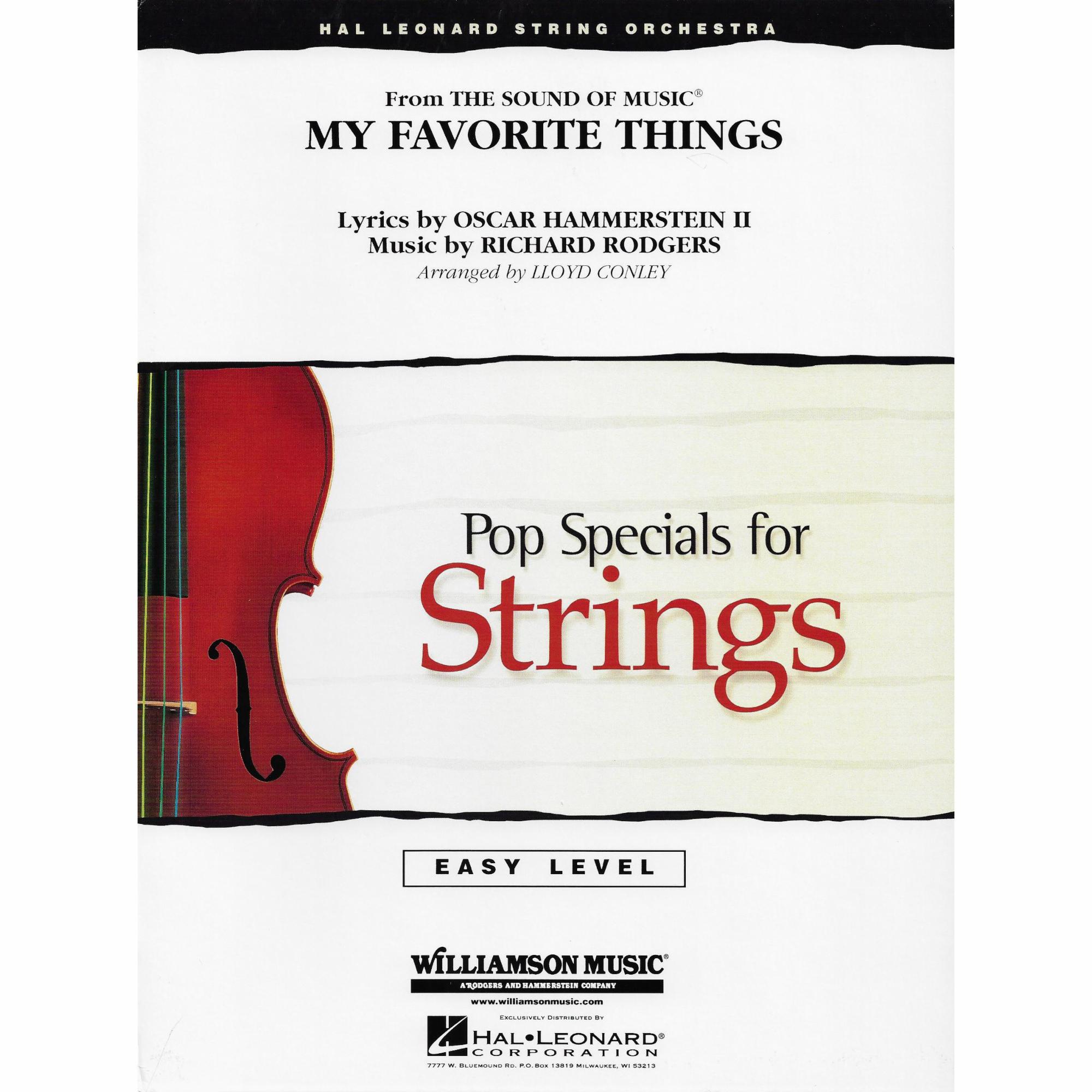 My Favorite Things from The Sound of Music for String Orchestra