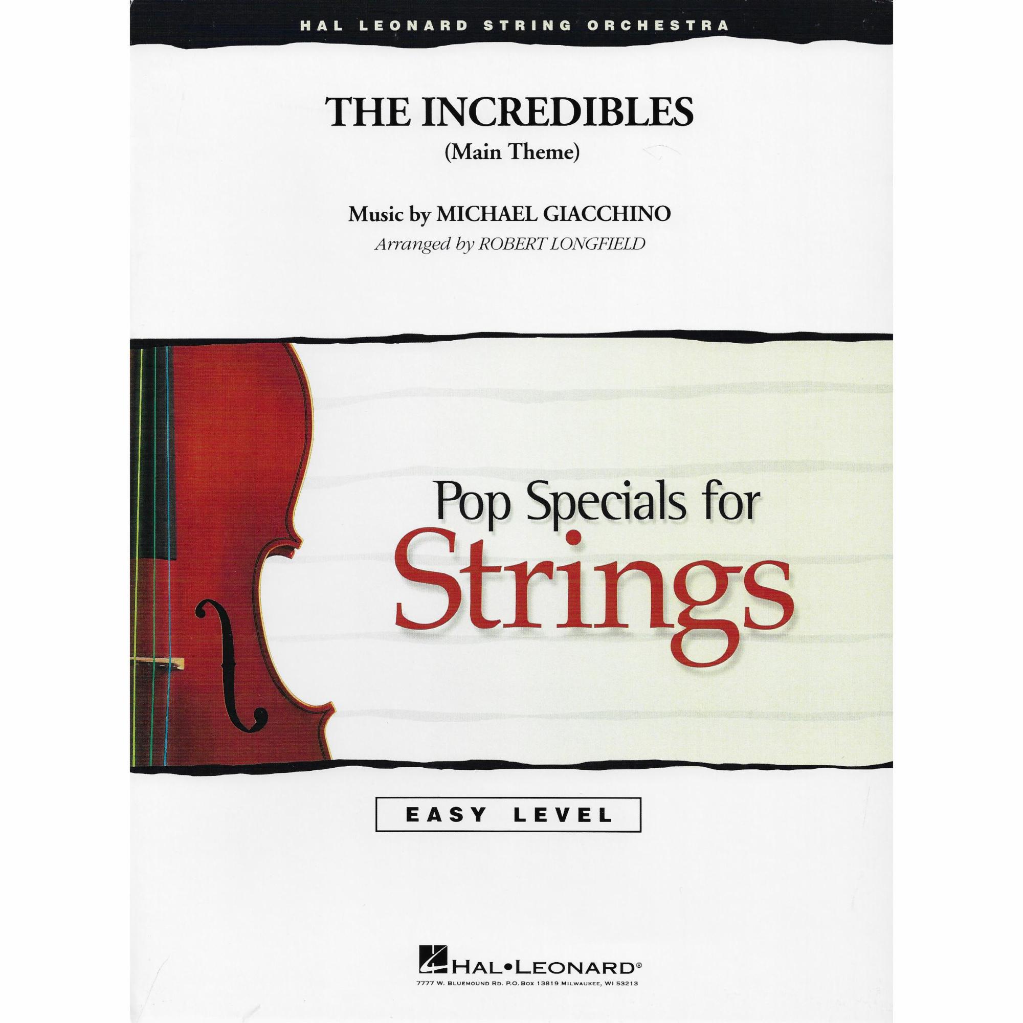 Main Theme from The Incredibles for String Orchestra