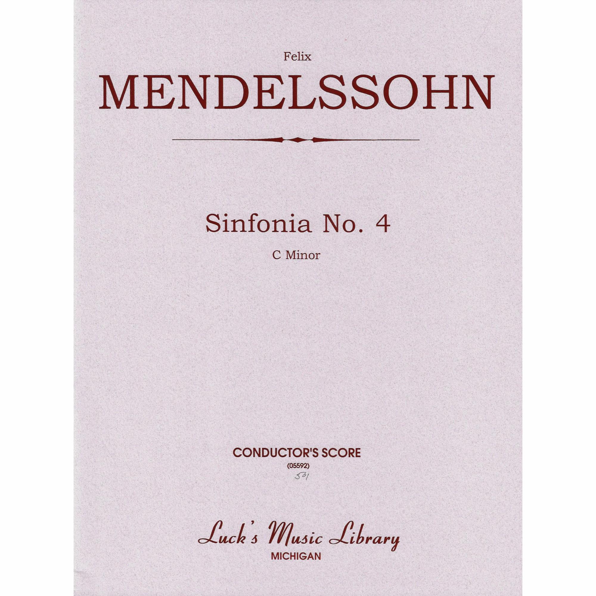 Mendelssohn -- Sinfonia No. 4 in C Minor for String Orchestra