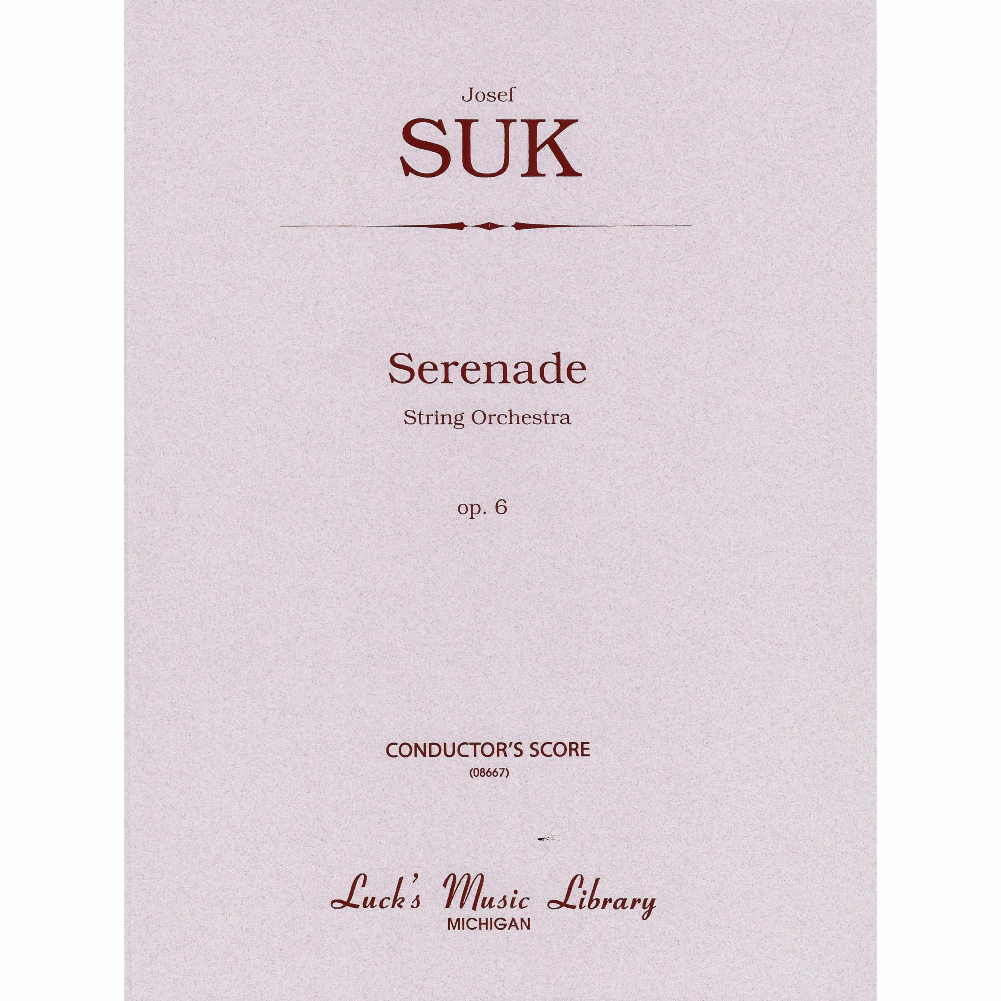 Suk -- Serenade, Op. 6 for String Orchestra