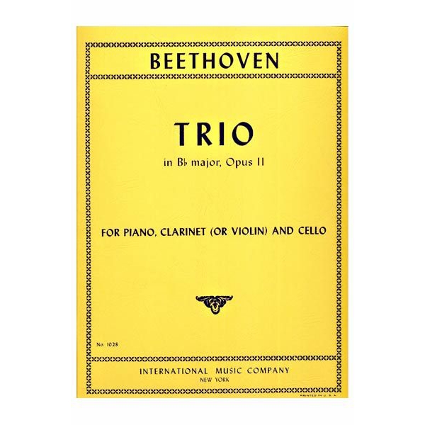 Trio in Bb Major, Op. 11 for Violin, Cello and Piano