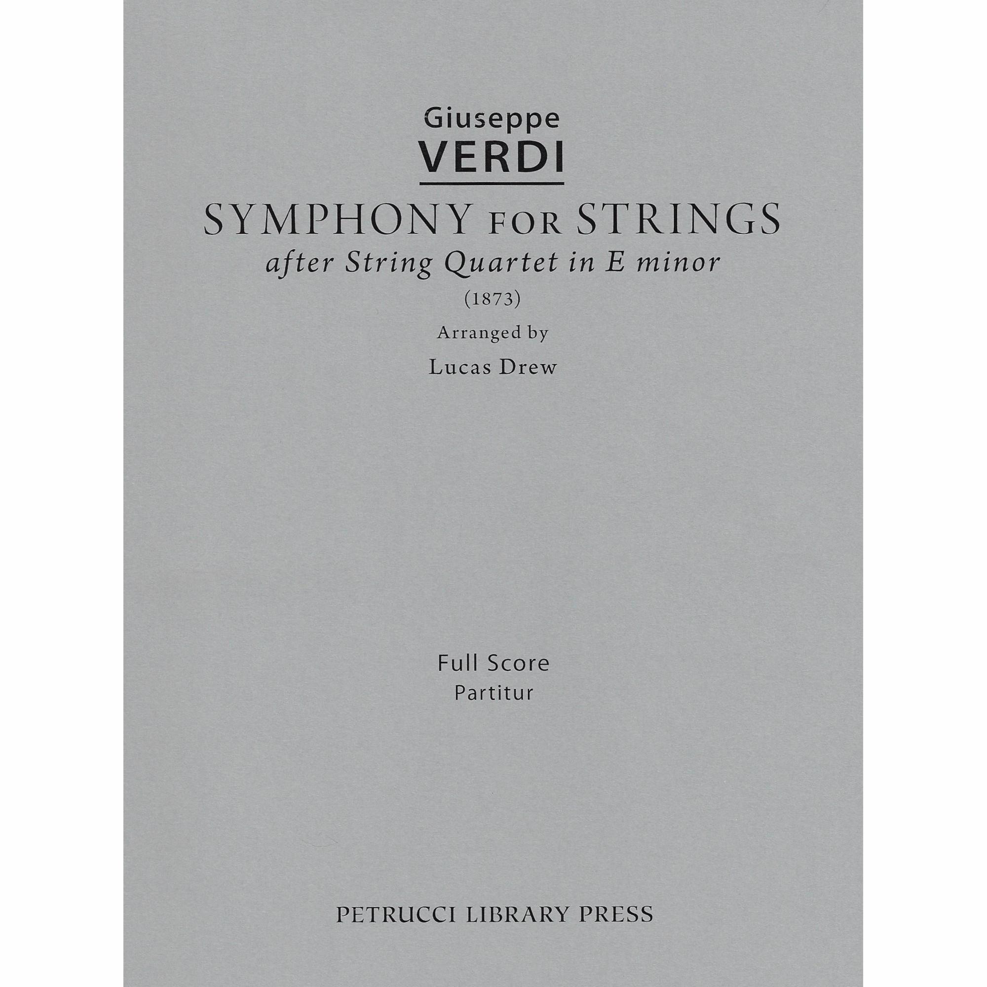 Verdi -- Symphony for Strings