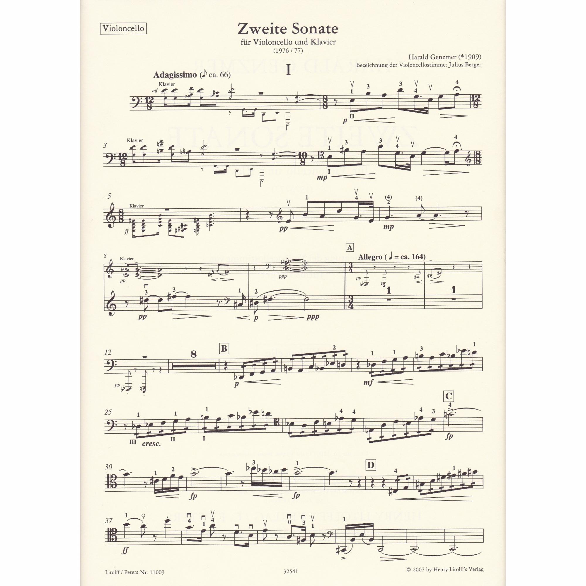 Cello Sonata No. 2 