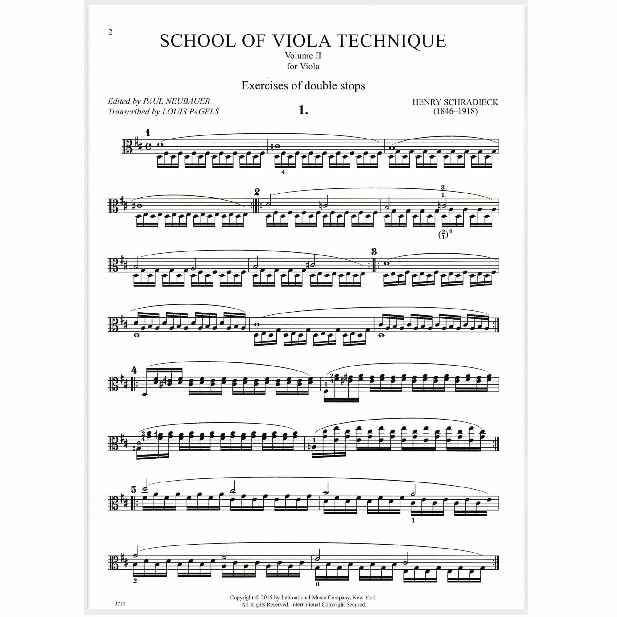 School of Viola Technique