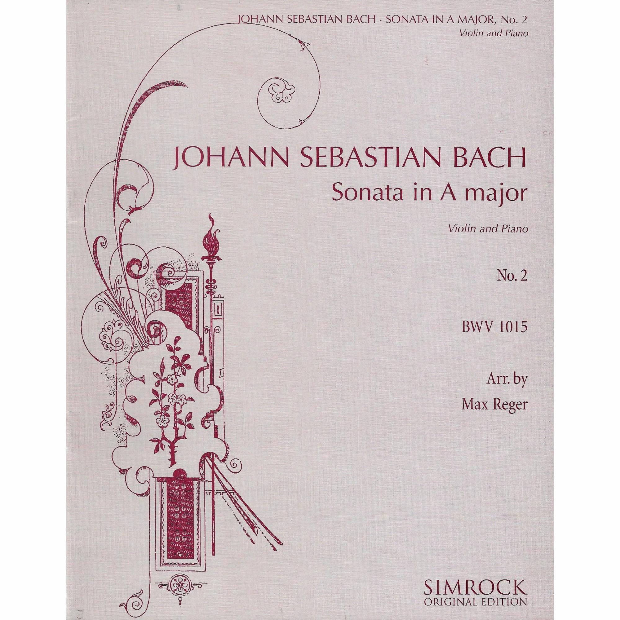 Violin Sonata No. 2 in A Major, BWV 1015