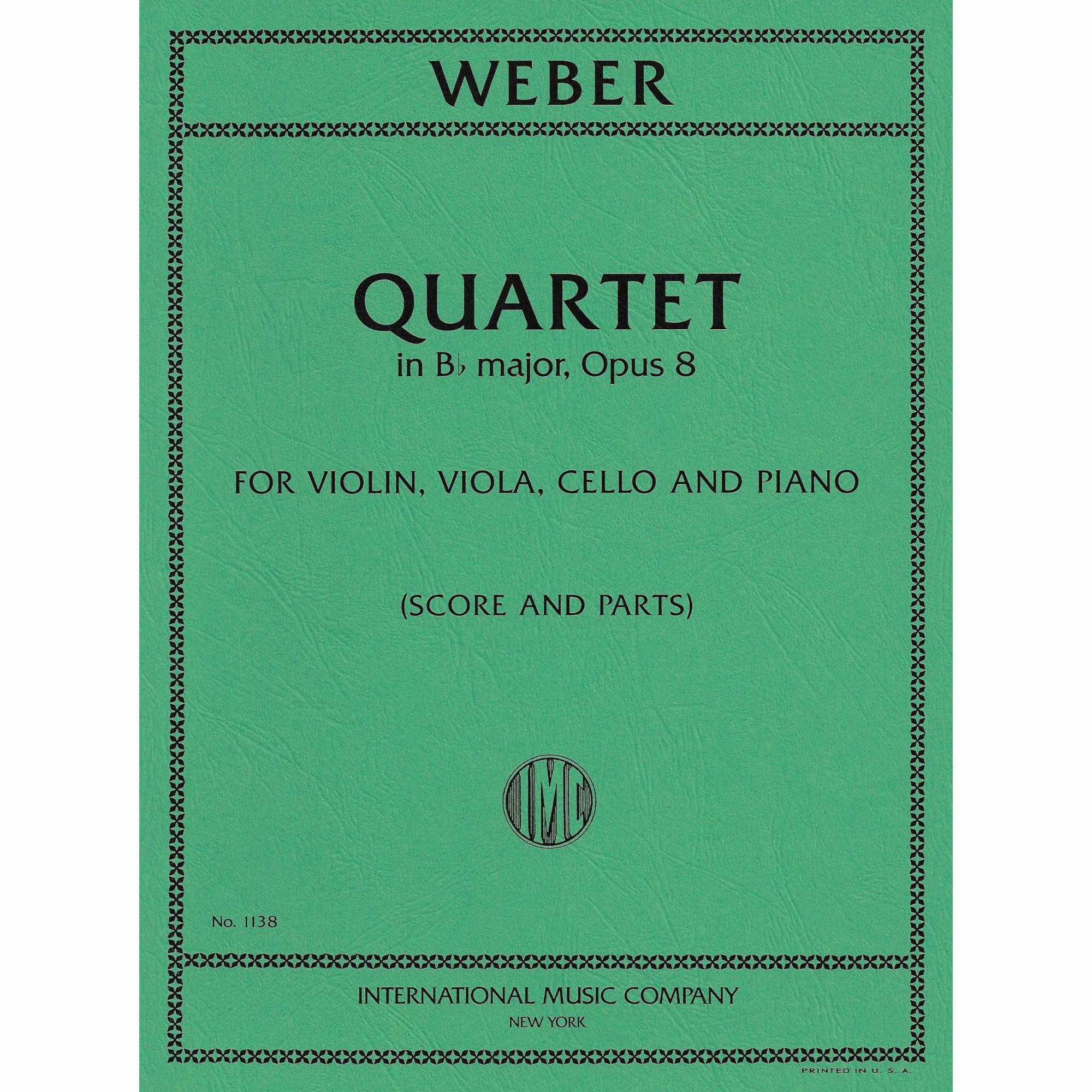 Weber -- Piano Quartet in B-flat Major, Op. 8