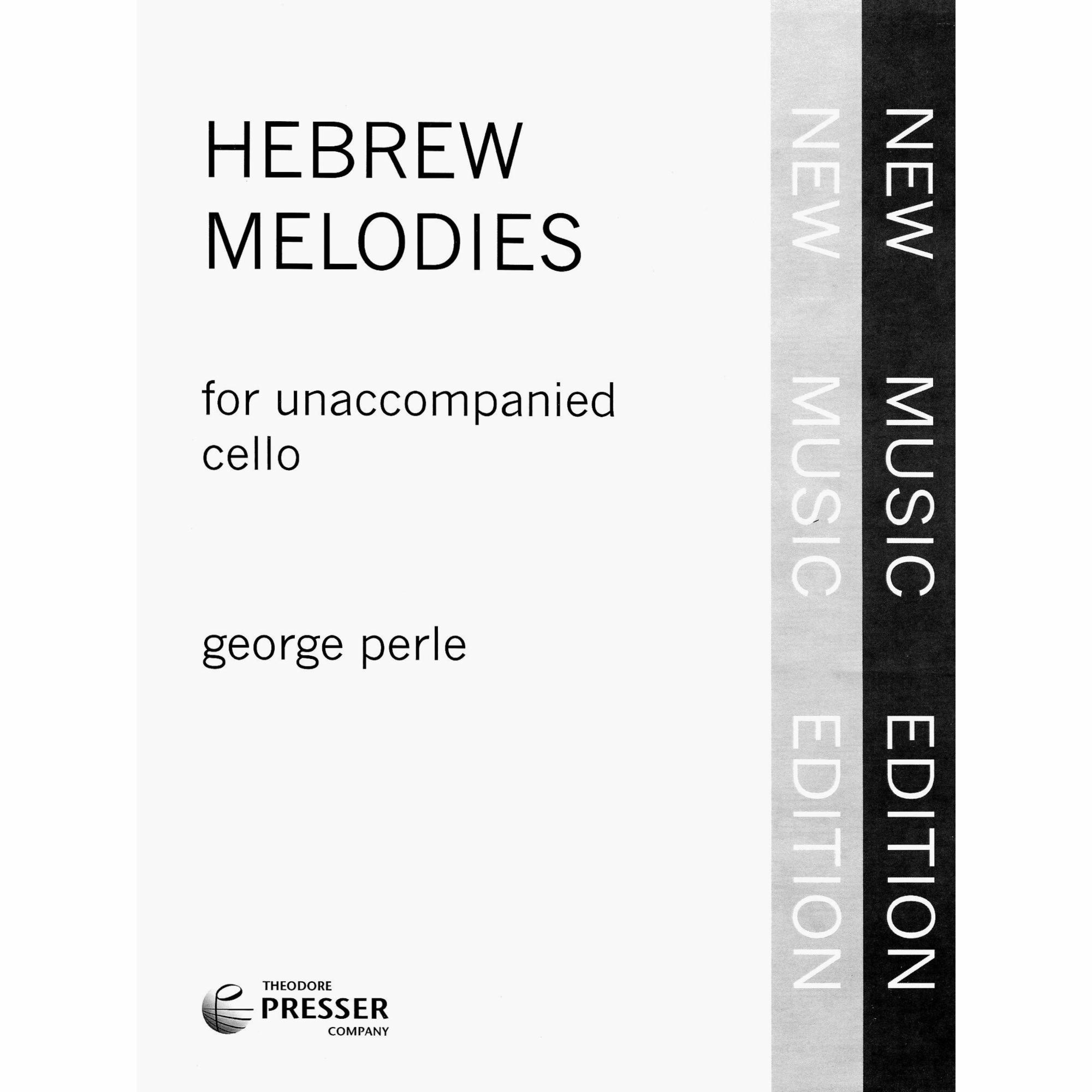 Perle -- Hebrew Melodies for Solo Cello